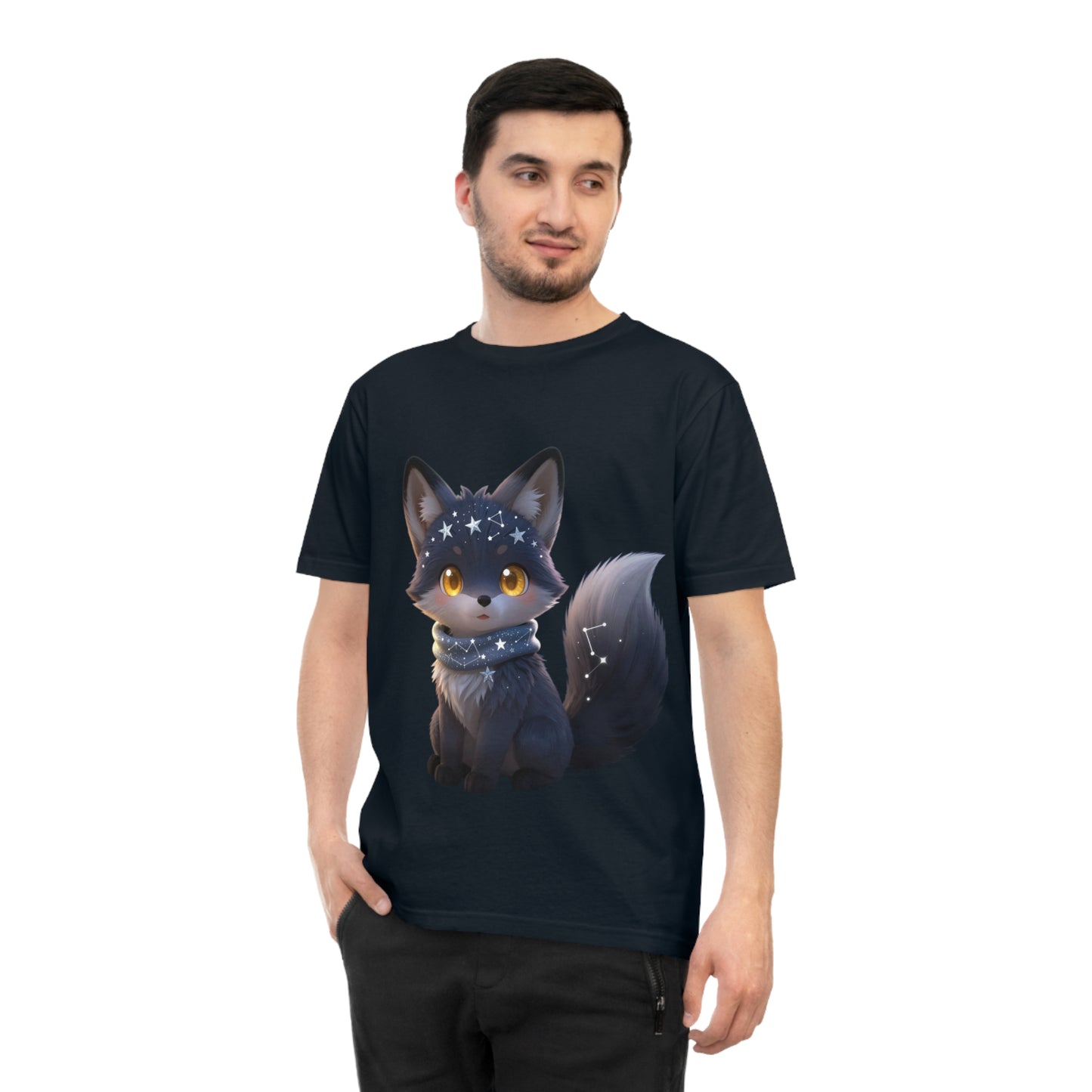 Starry Night Fox — Magical Constellation Kawaii Tee