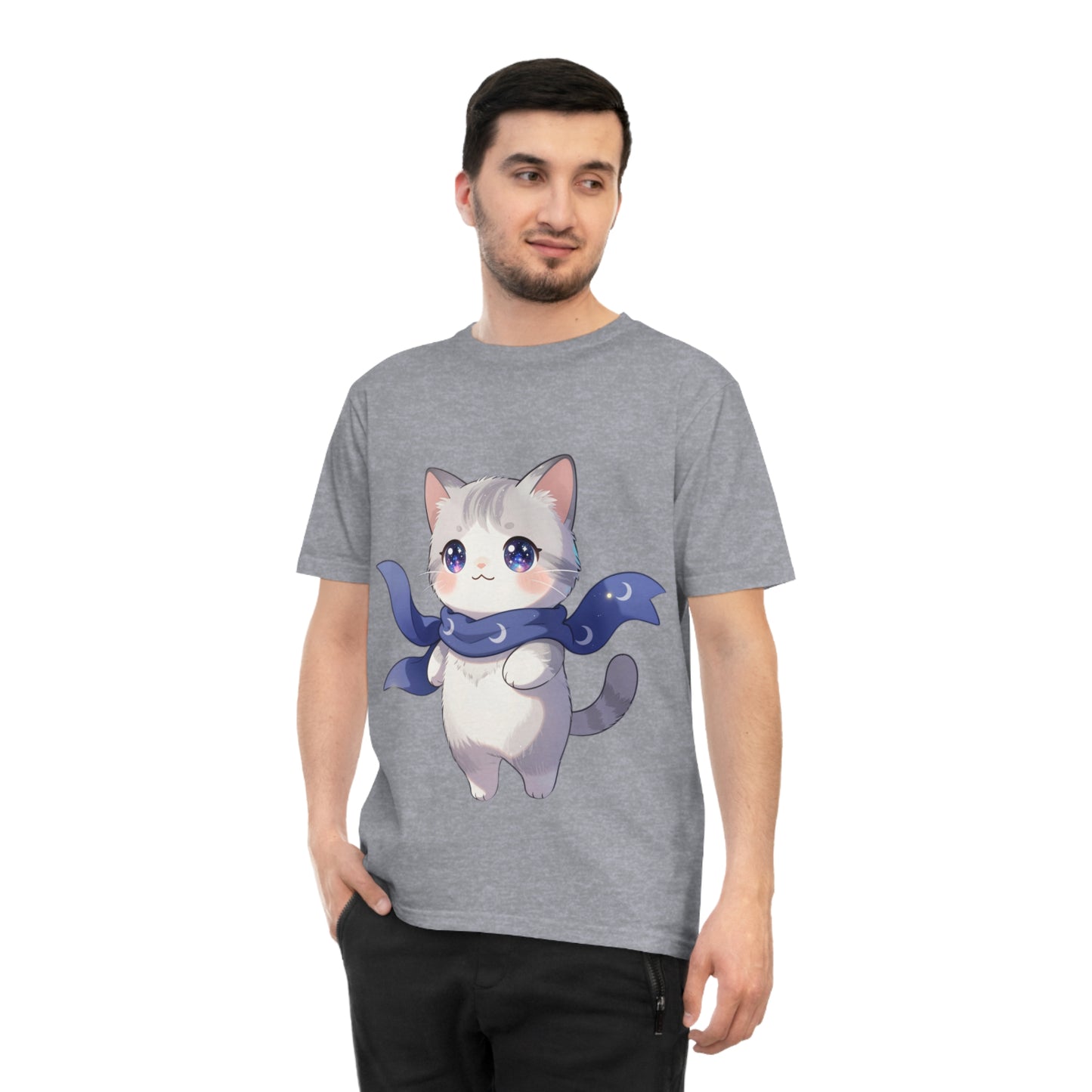 Chibi Galaxy Cat — Kawaii Night Sky Tee