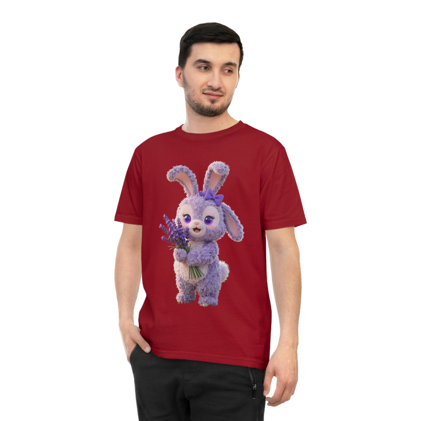 Lavender Dream Bunny — Pastel Flower Field Tee