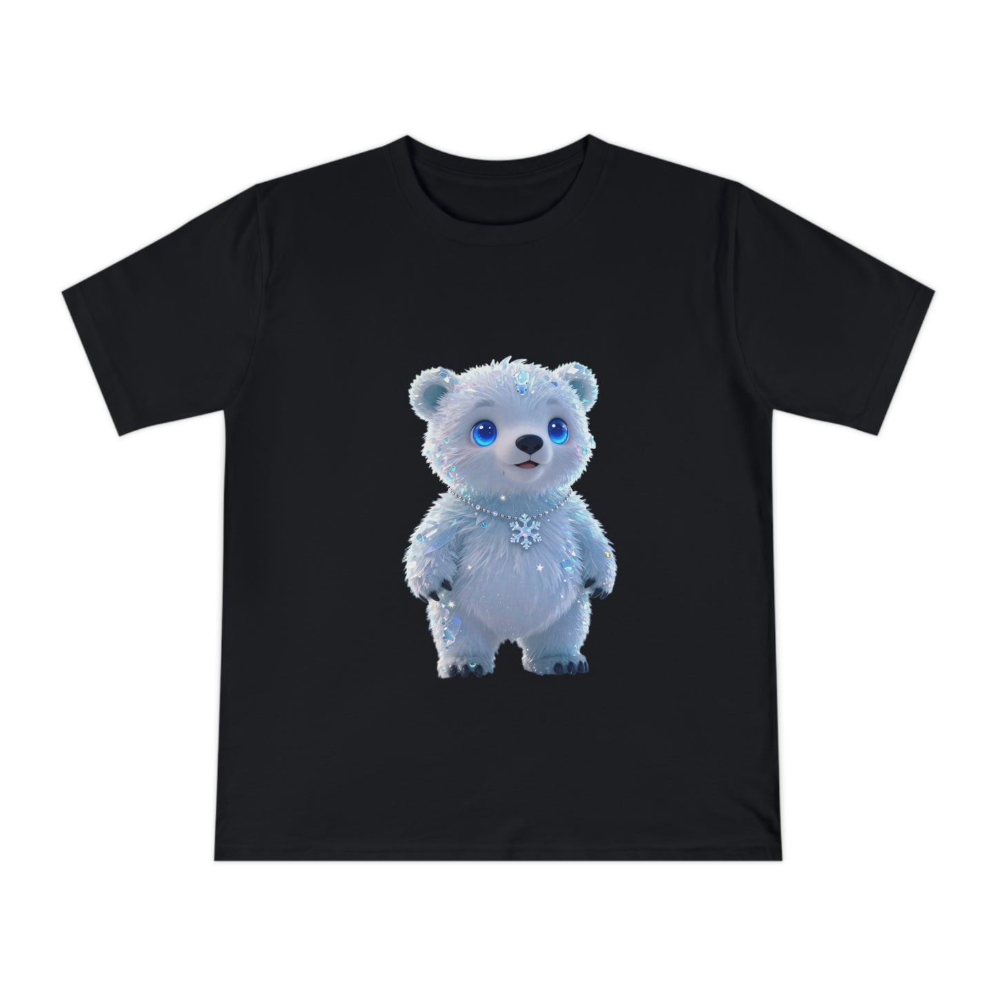 Crystal Arctic Bear — Aurora Night Kawaii Tee
