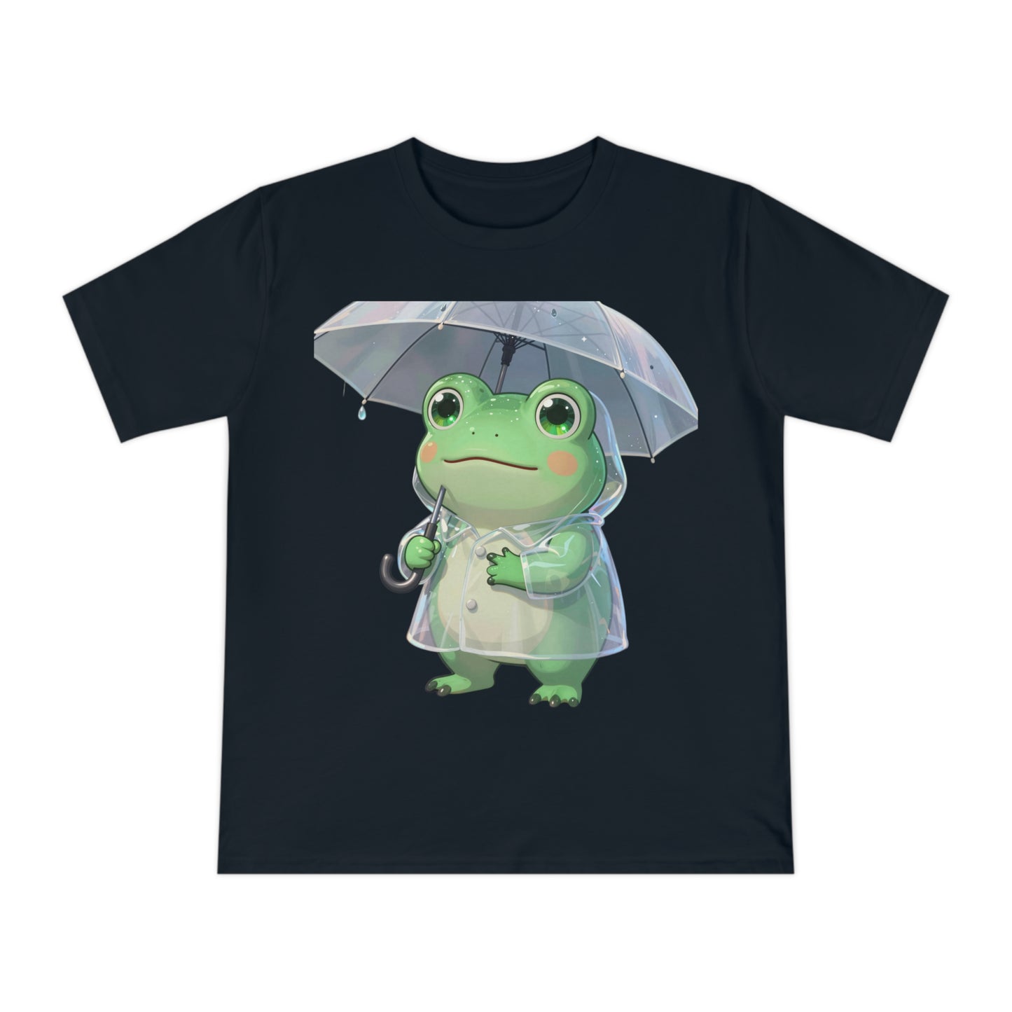 Kawaii Rain Frog — Cozy Puddle Day Tee