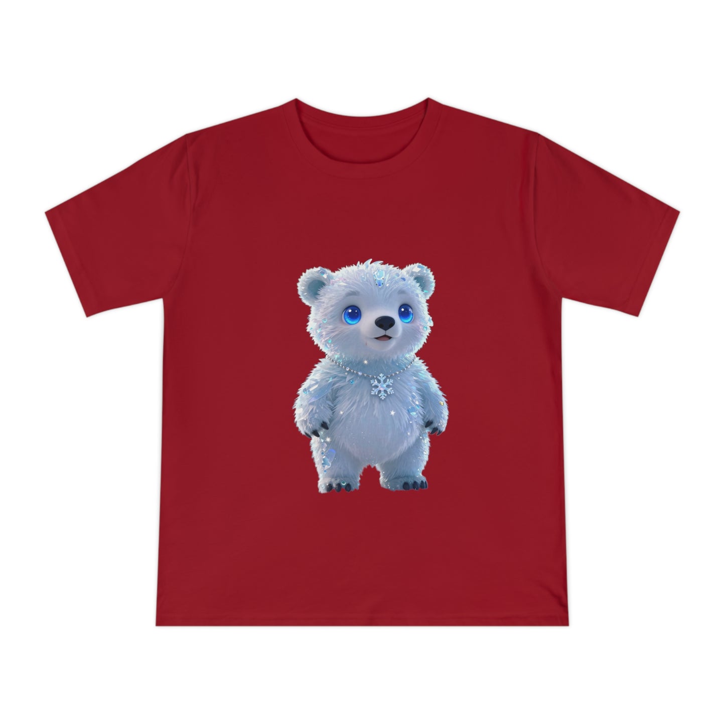 Crystal Arctic Bear — Aurora Night Kawaii Tee