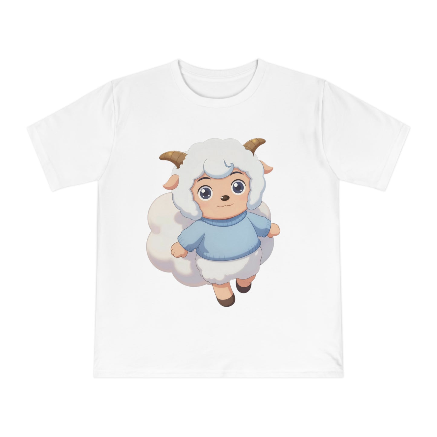 Fluffy Sheep Girl — Dreamy Anime Kawaii Sheep Character Tee