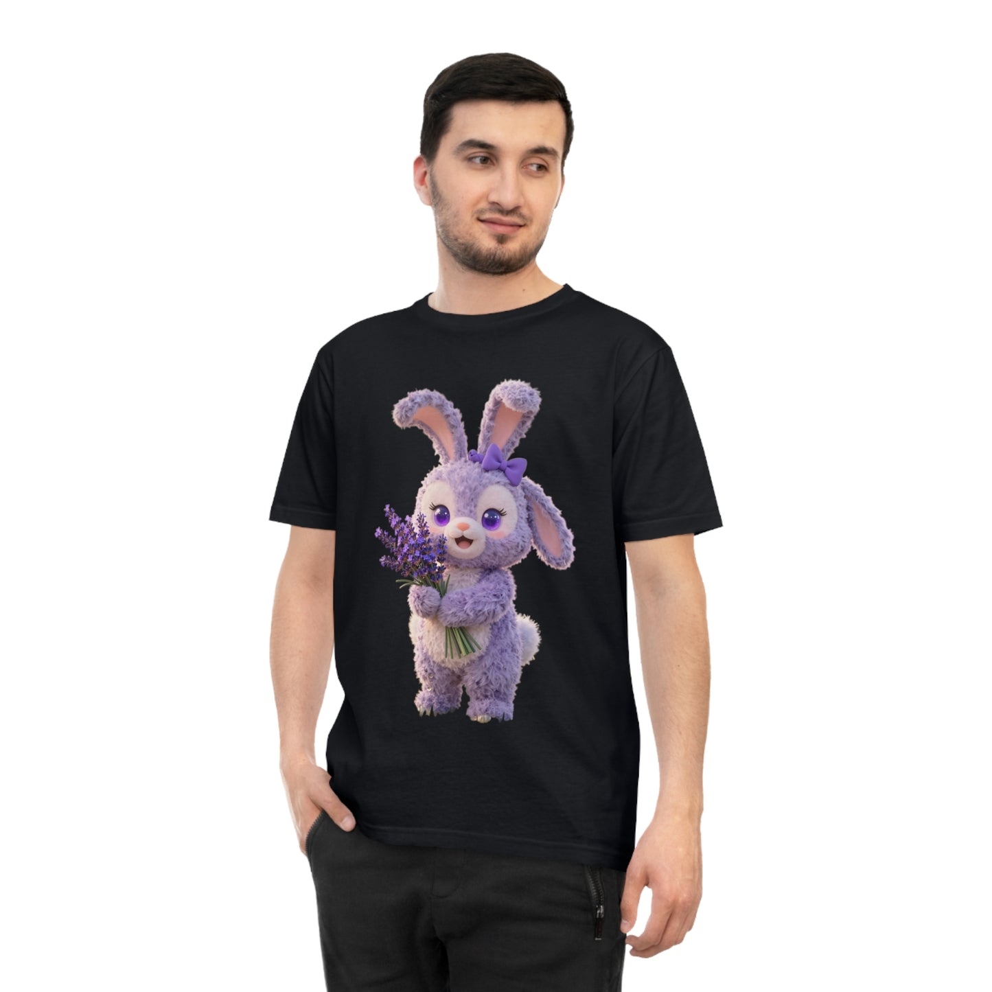 Lavender Dream Bunny — Pastel Flower Field Tee