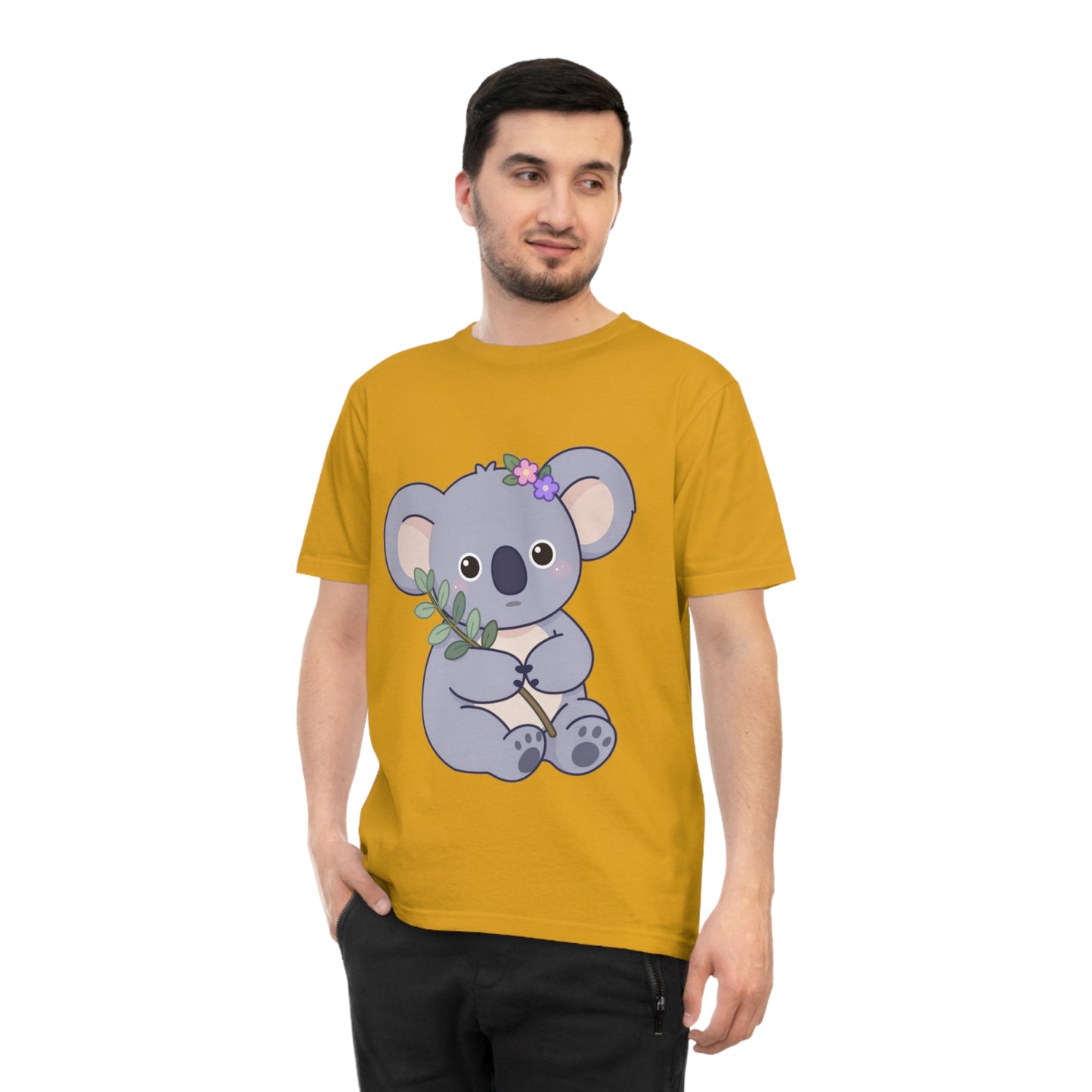 Lavender Koala — Flower Crown Kawaii Eucalyptus Tee