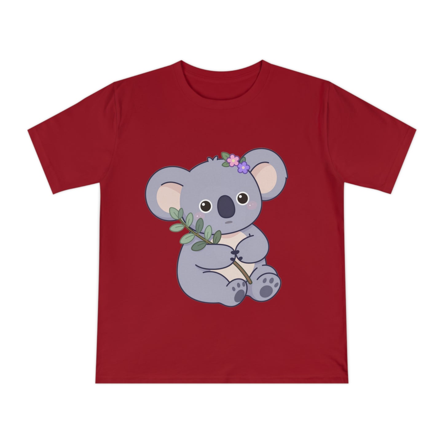 Lavender Koala — Flower Crown Kawaii Eucalyptus Tee