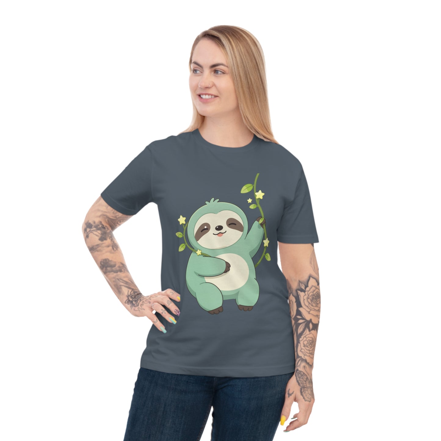 Sleepy Sloth — Dreamy Vine Kawaii Tee