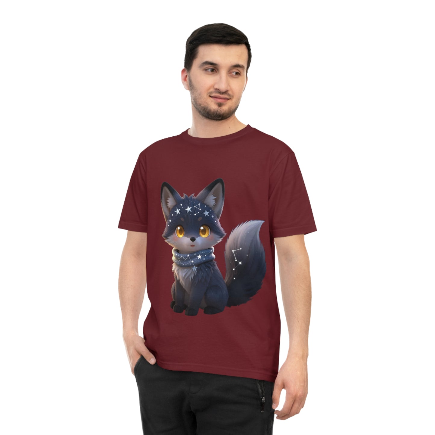 Starry Night Fox — Magical Constellation Kawaii Tee