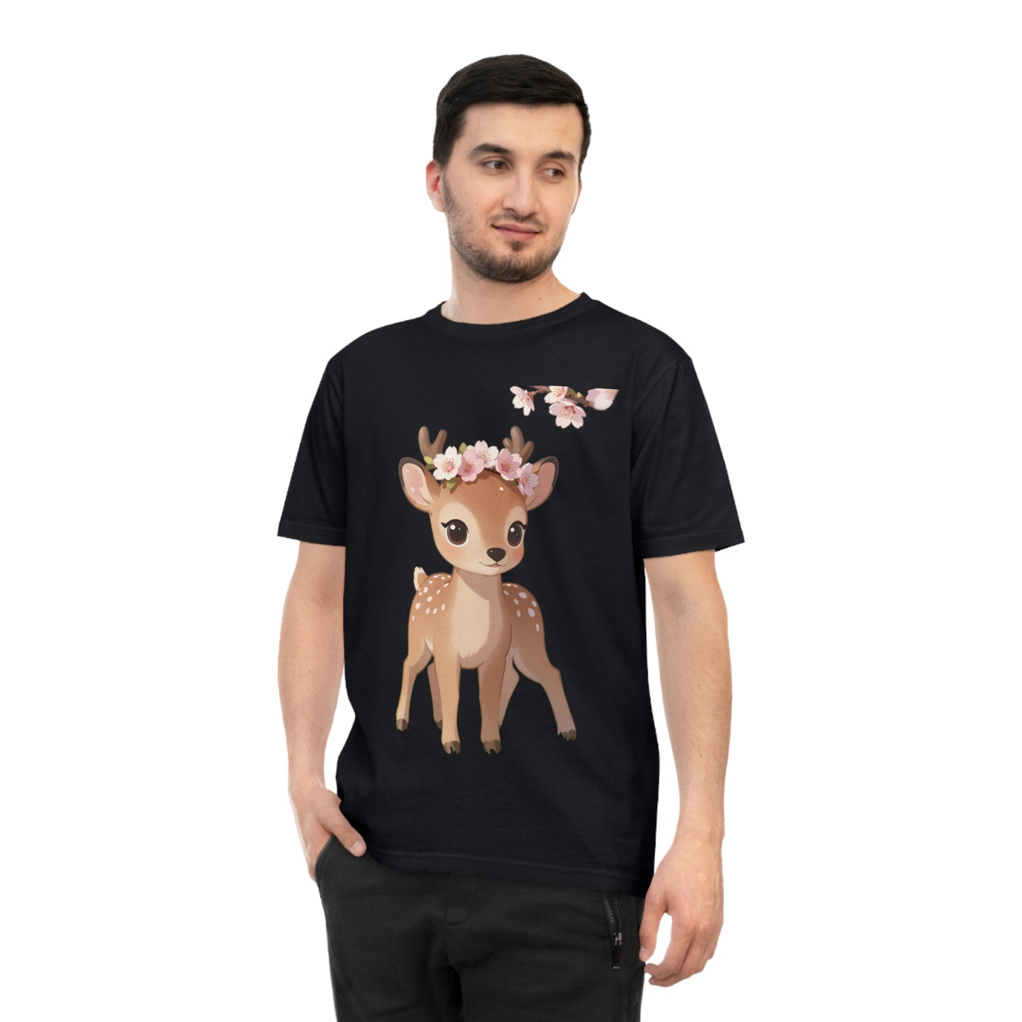 Spring Fawn — Cherry Blossom Crown Tee