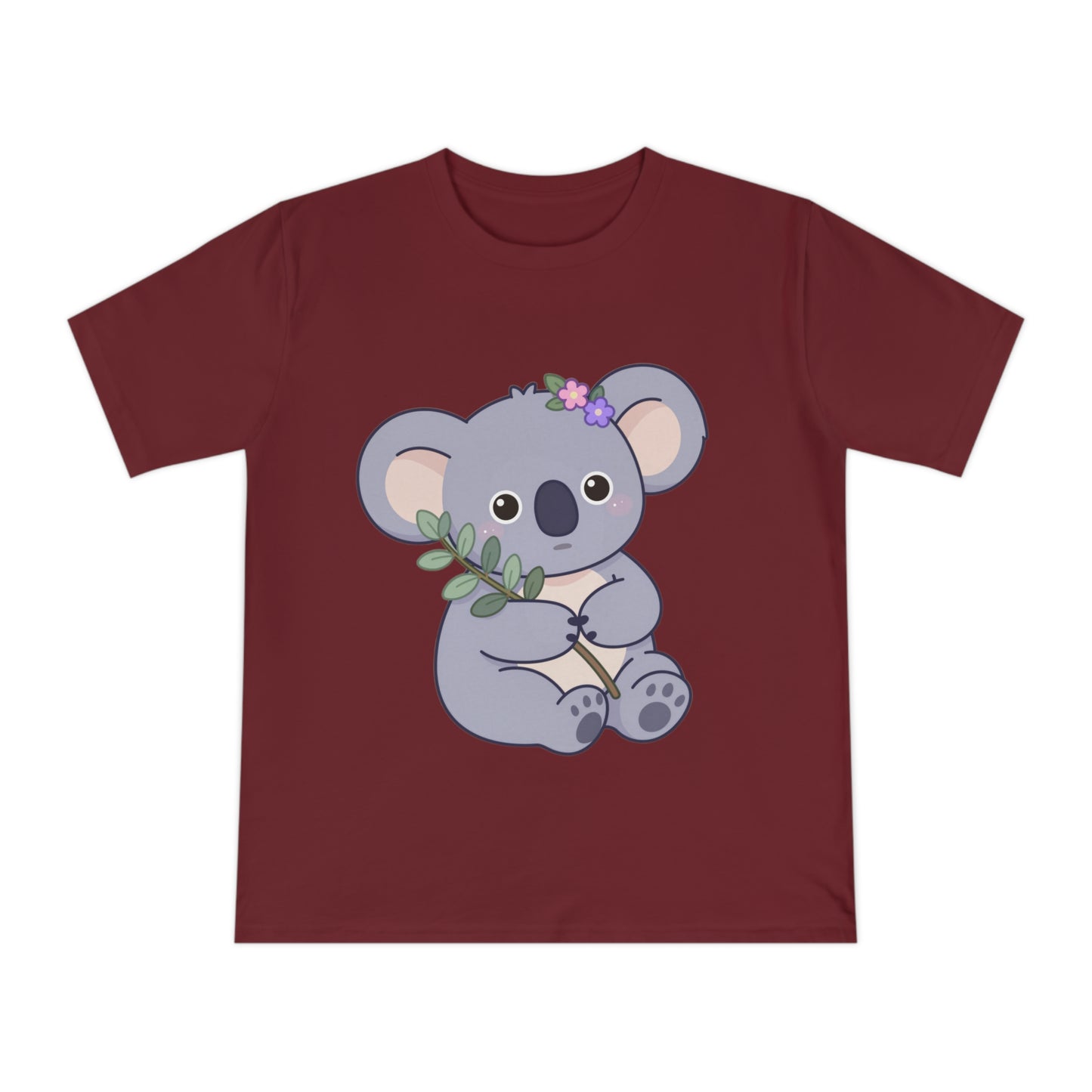 Lavender Koala — Flower Crown Kawaii Eucalyptus Tee