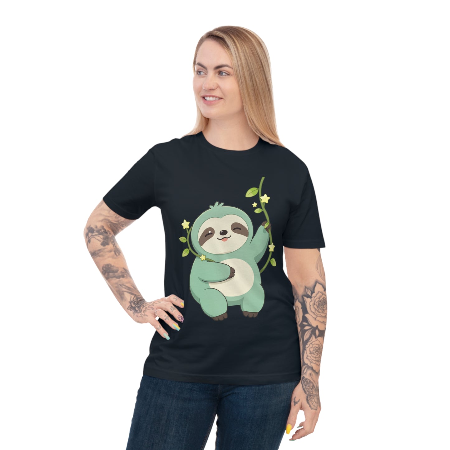 Sleepy Sloth — Dreamy Vine Kawaii Tee