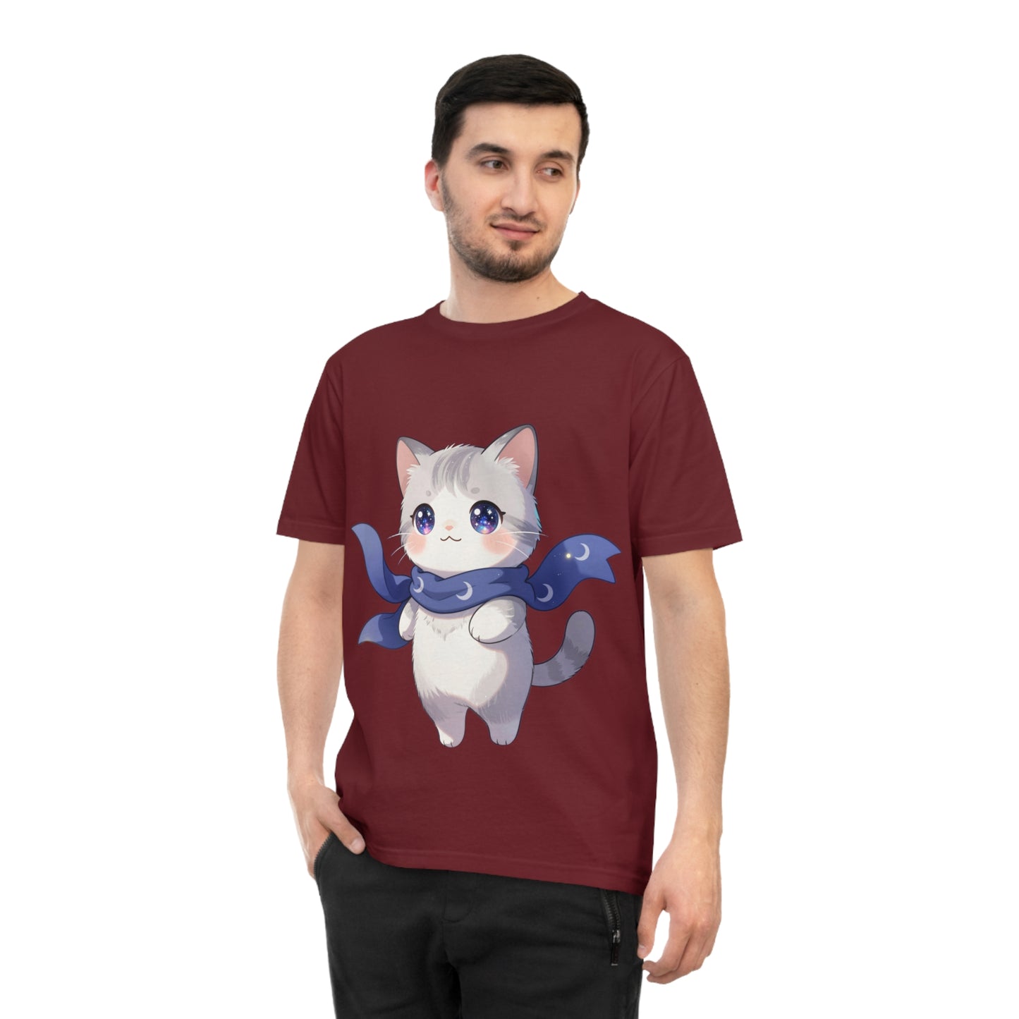 Chibi Galaxy Cat — Kawaii Night Sky Tee