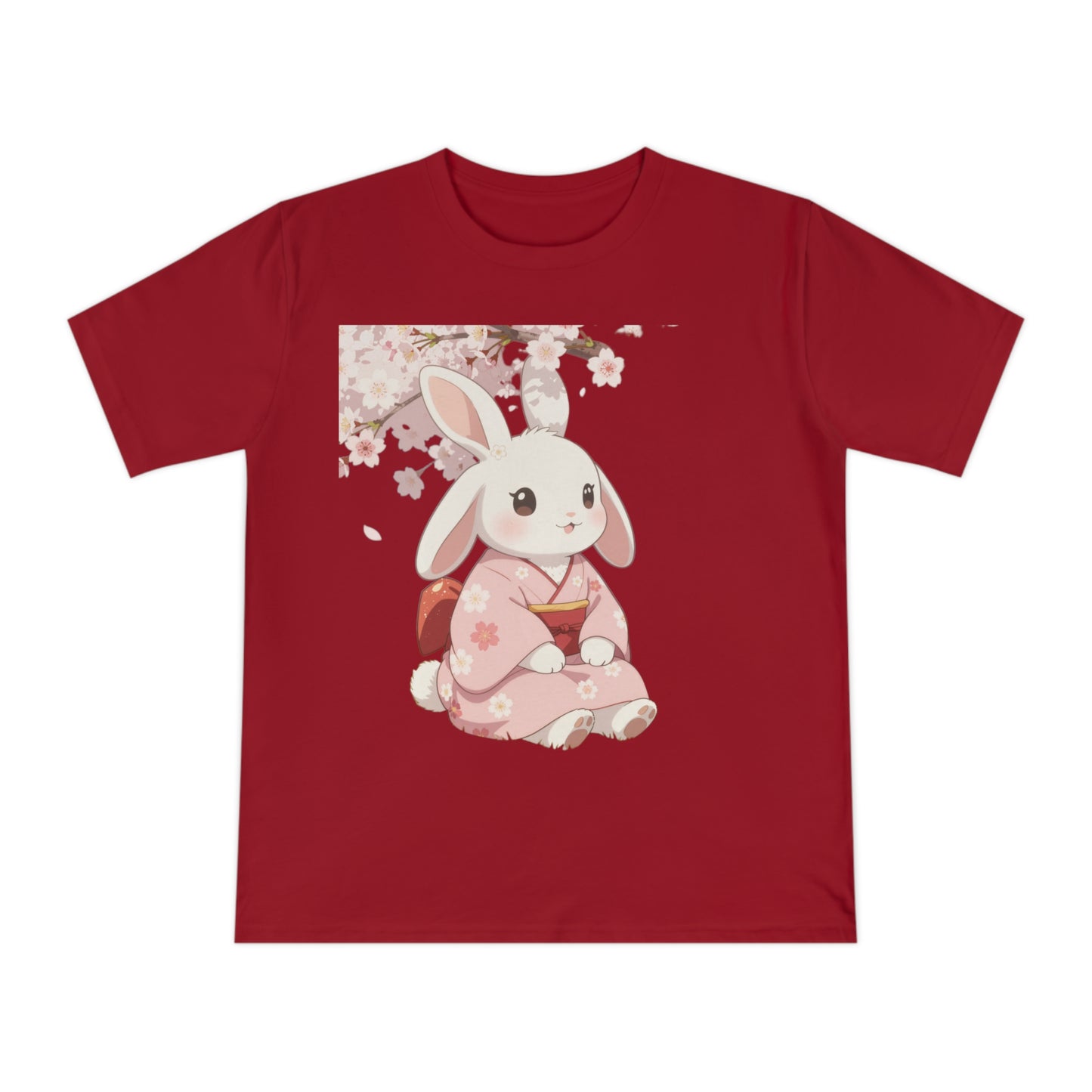 Sakura Bunny — Cherry Blossom Anime Haori Kawaii Tee
