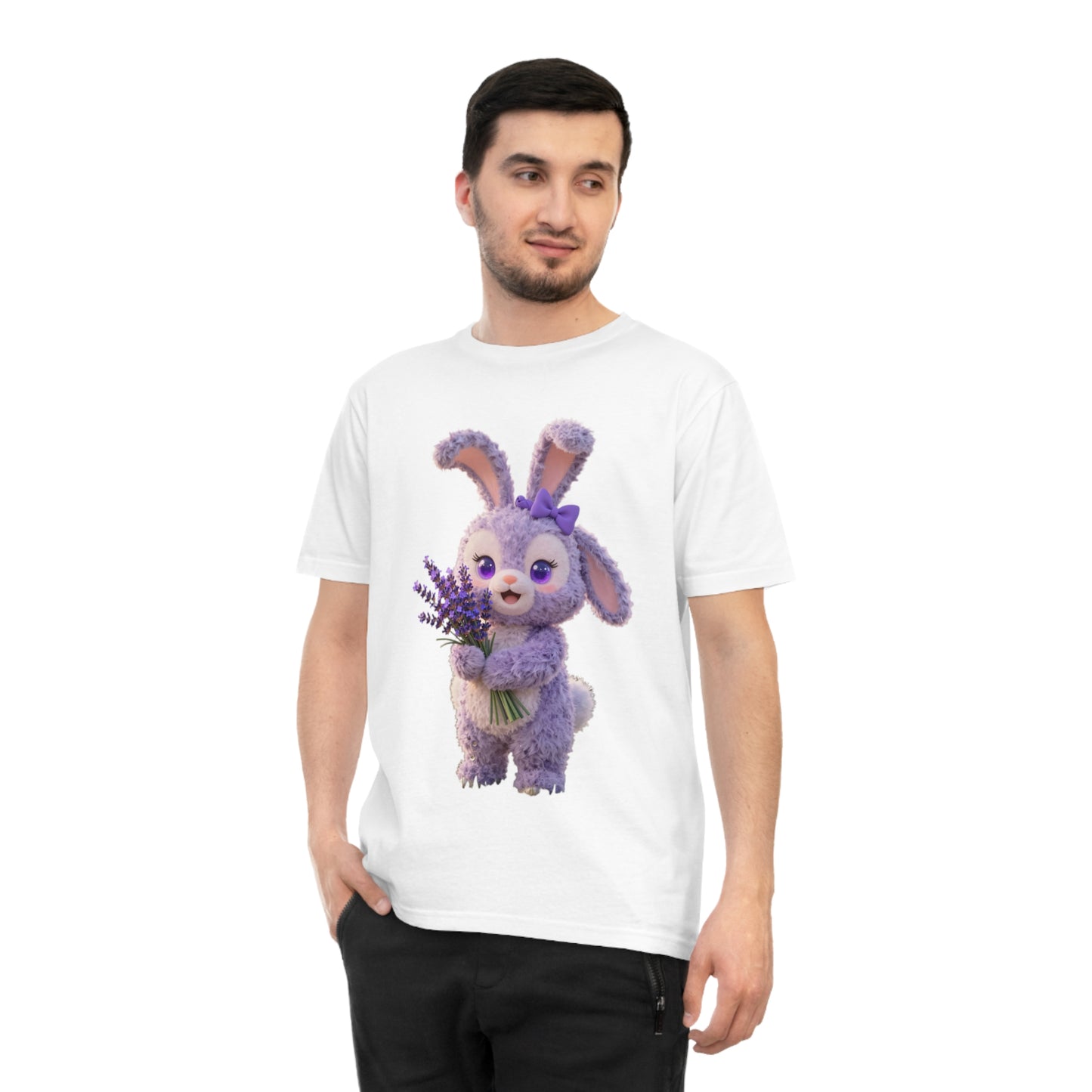 Lavender Dream Bunny — Pastel Flower Field Tee