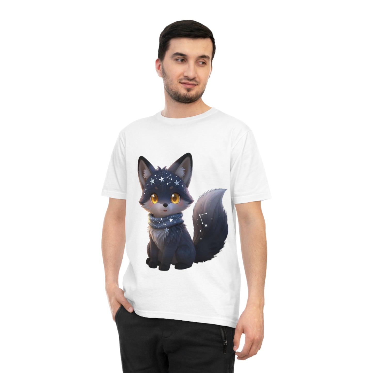 Starry Night Fox — Magical Constellation Kawaii Tee