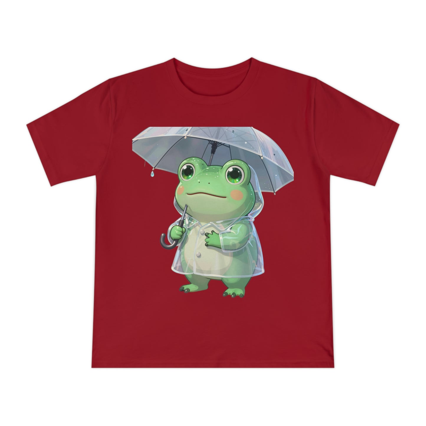Kawaii Rain Frog — Cozy Puddle Day Tee