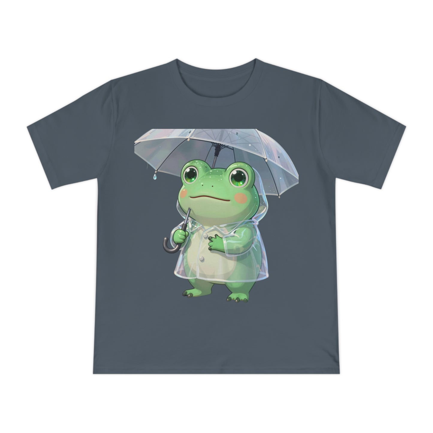 Kawaii Rain Frog — Cozy Puddle Day Tee