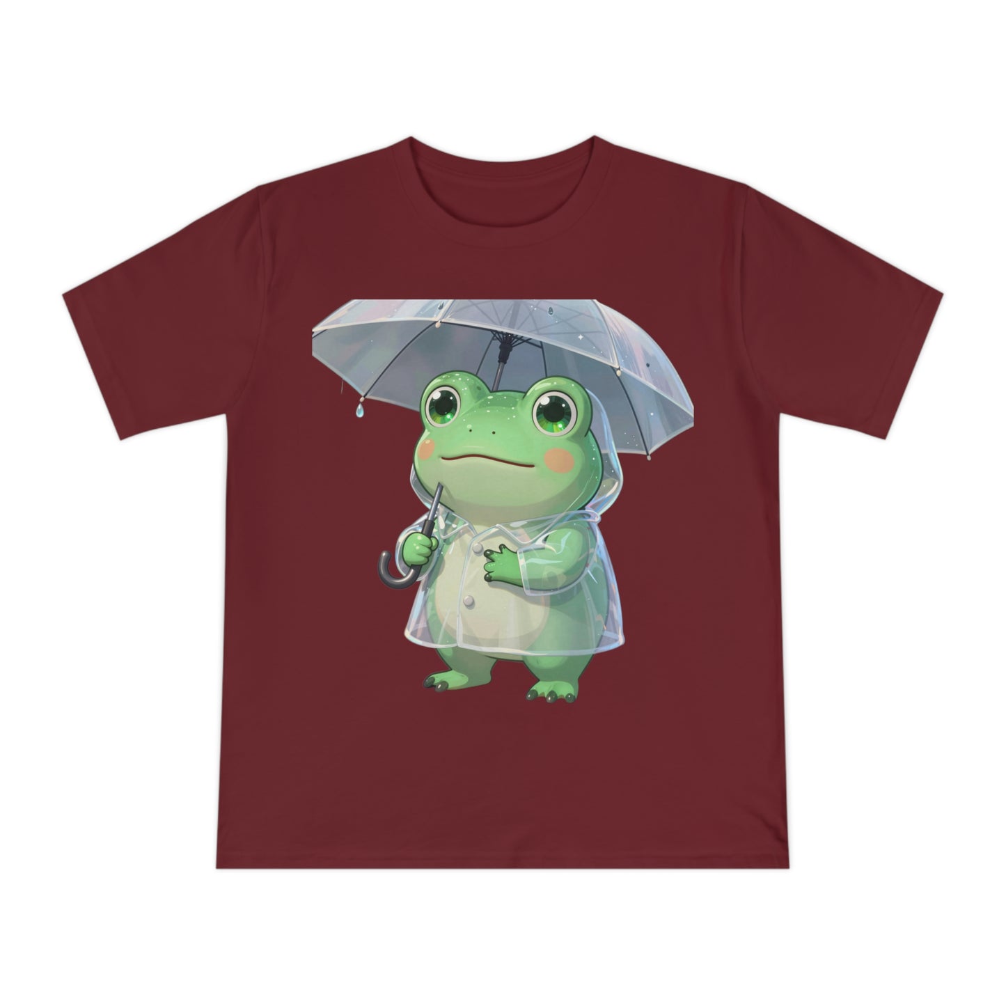 Kawaii Rain Frog — Cozy Puddle Day Tee