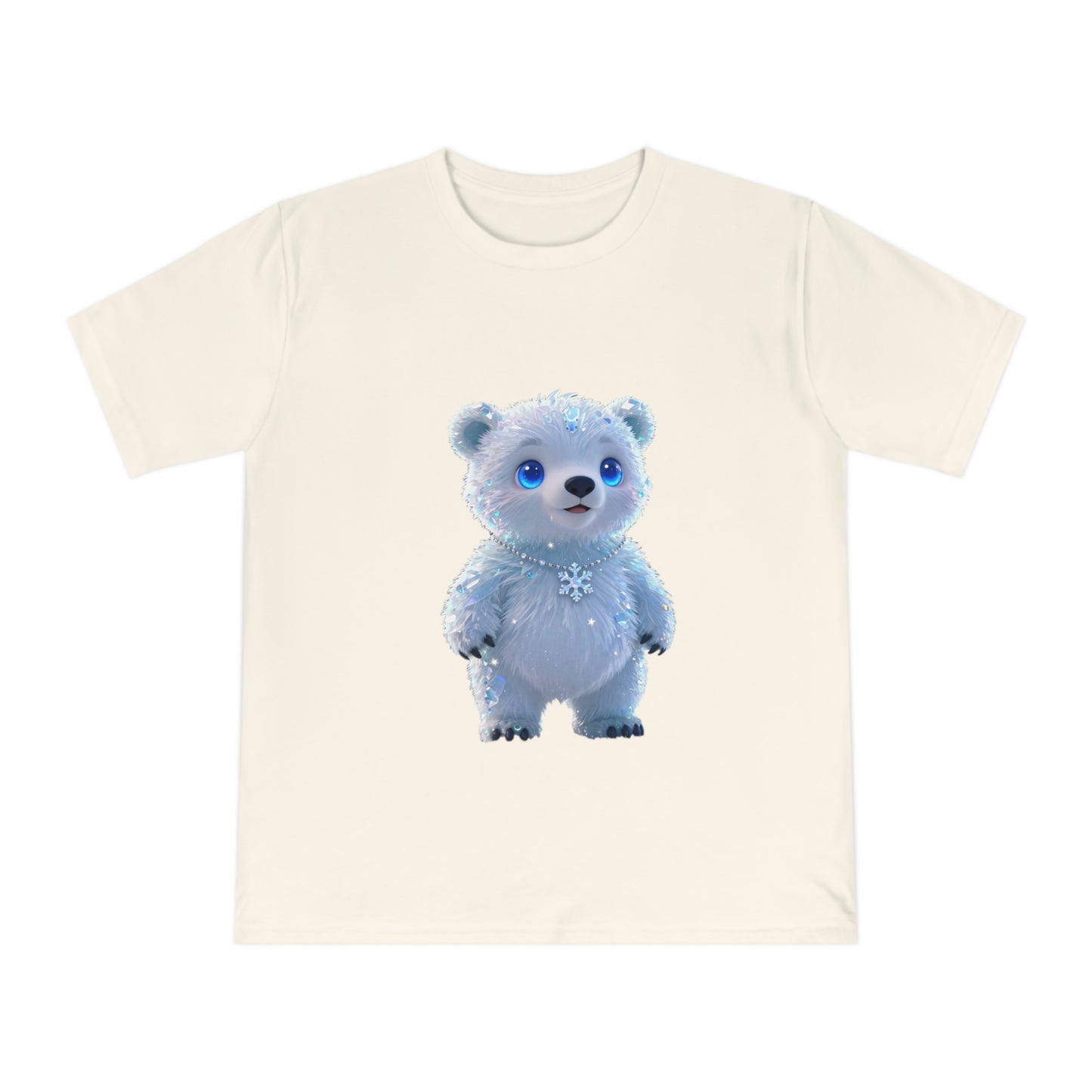Crystal Arctic Bear — Aurora Night Kawaii Tee