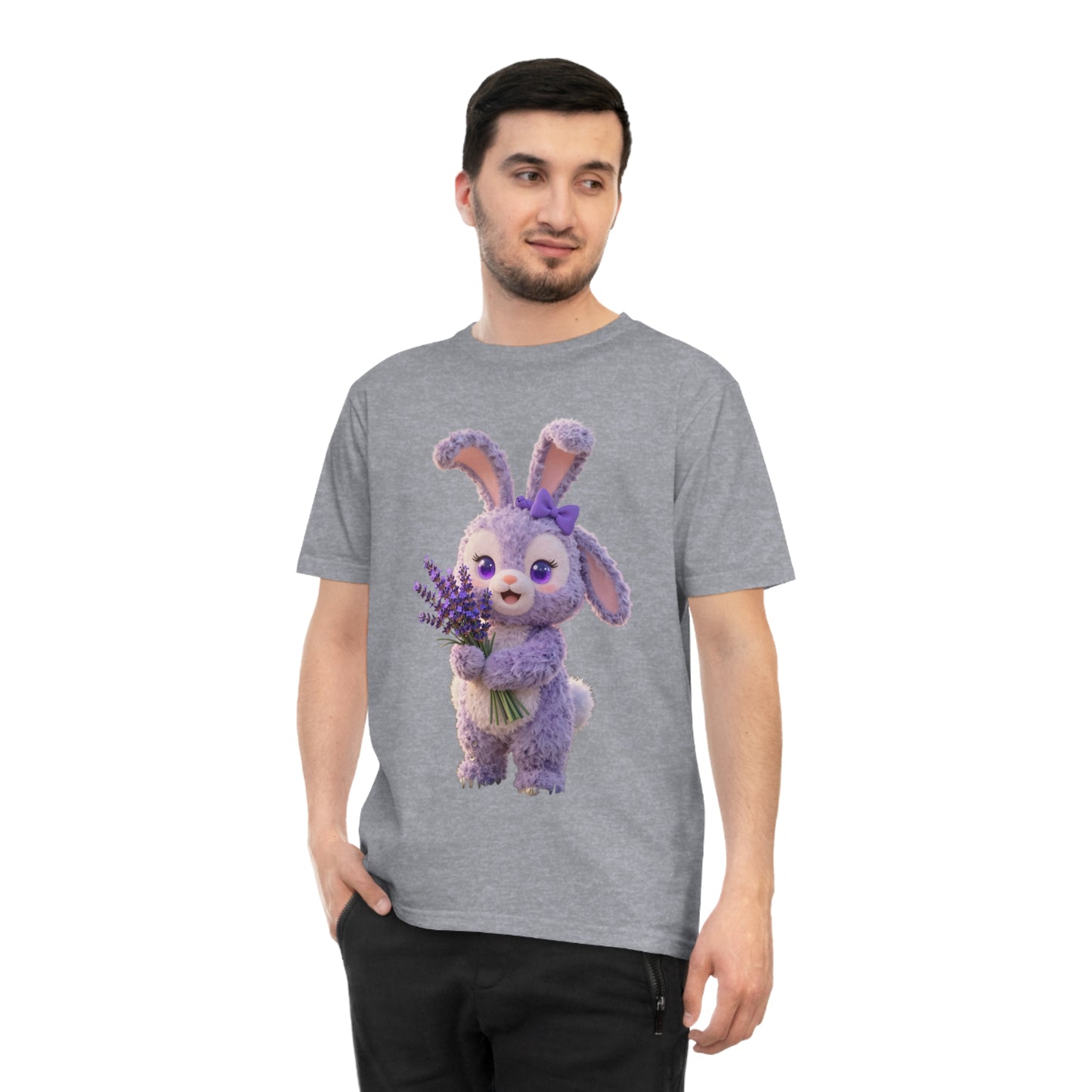 Lavender Dream Bunny — Pastel Flower Field Tee