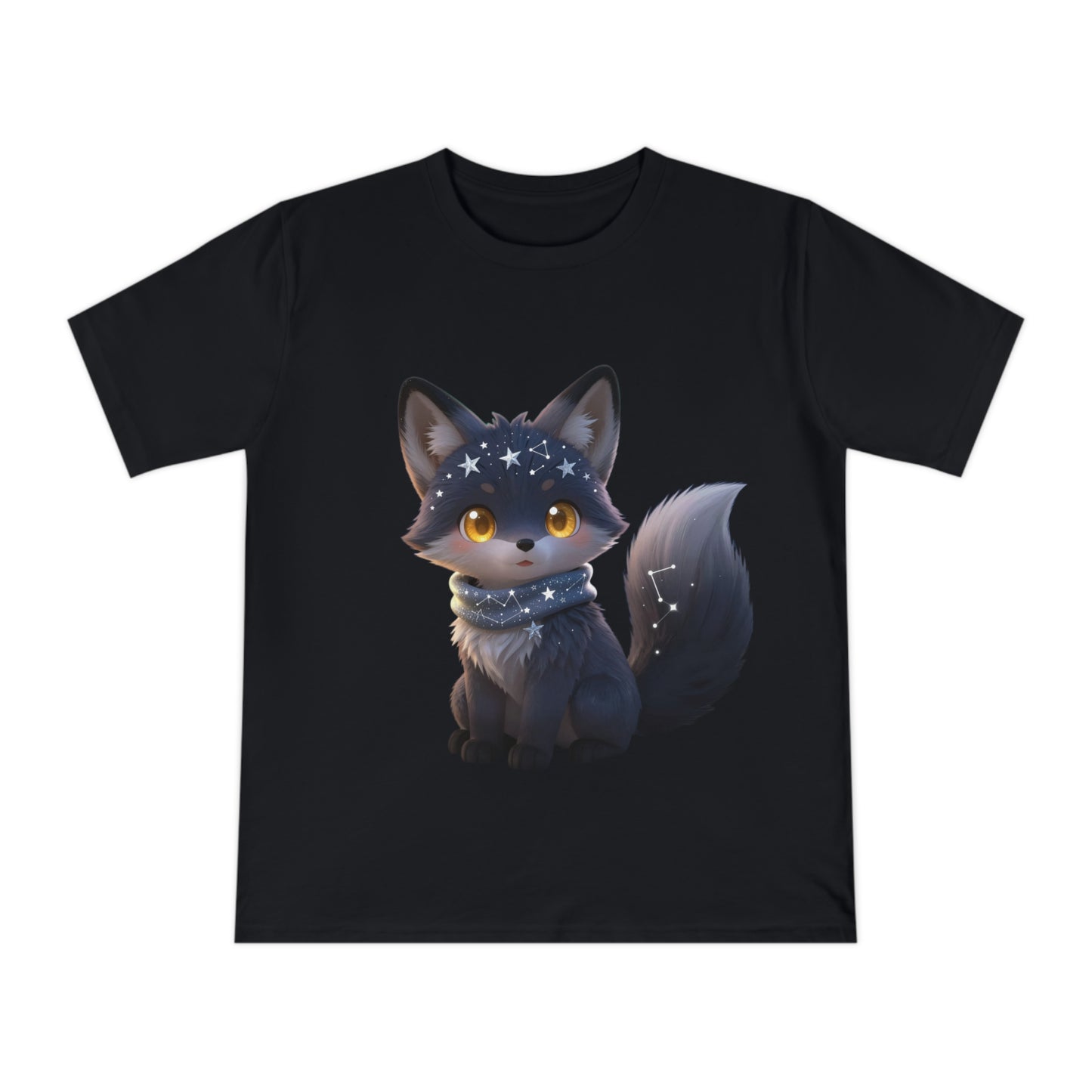 Starry Night Fox — Magical Constellation Kawaii Tee