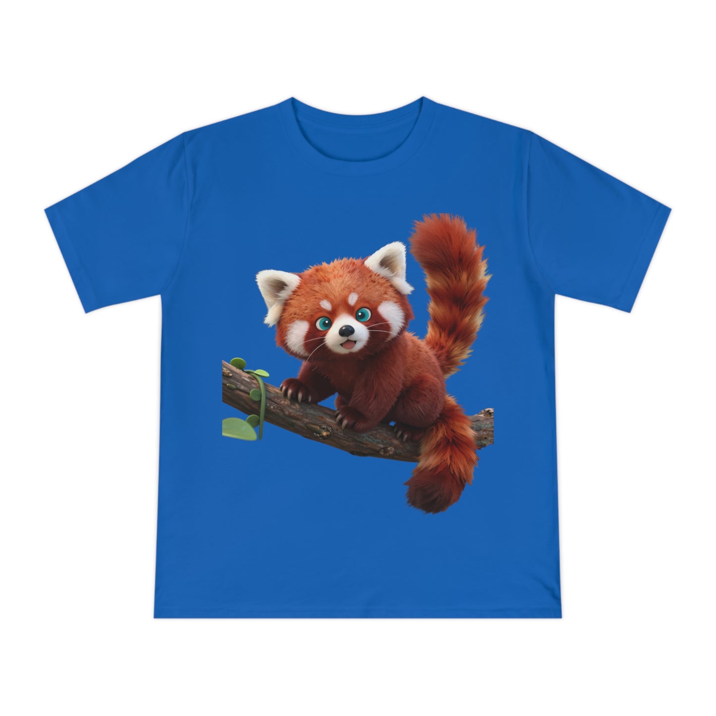 Playful Red Panda — Forest Vine Kawaii Tee