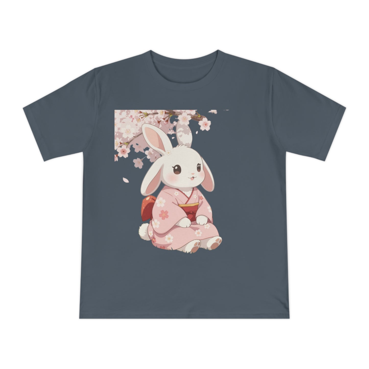 Sakura Bunny — Cherry Blossom Anime Haori Kawaii Tee