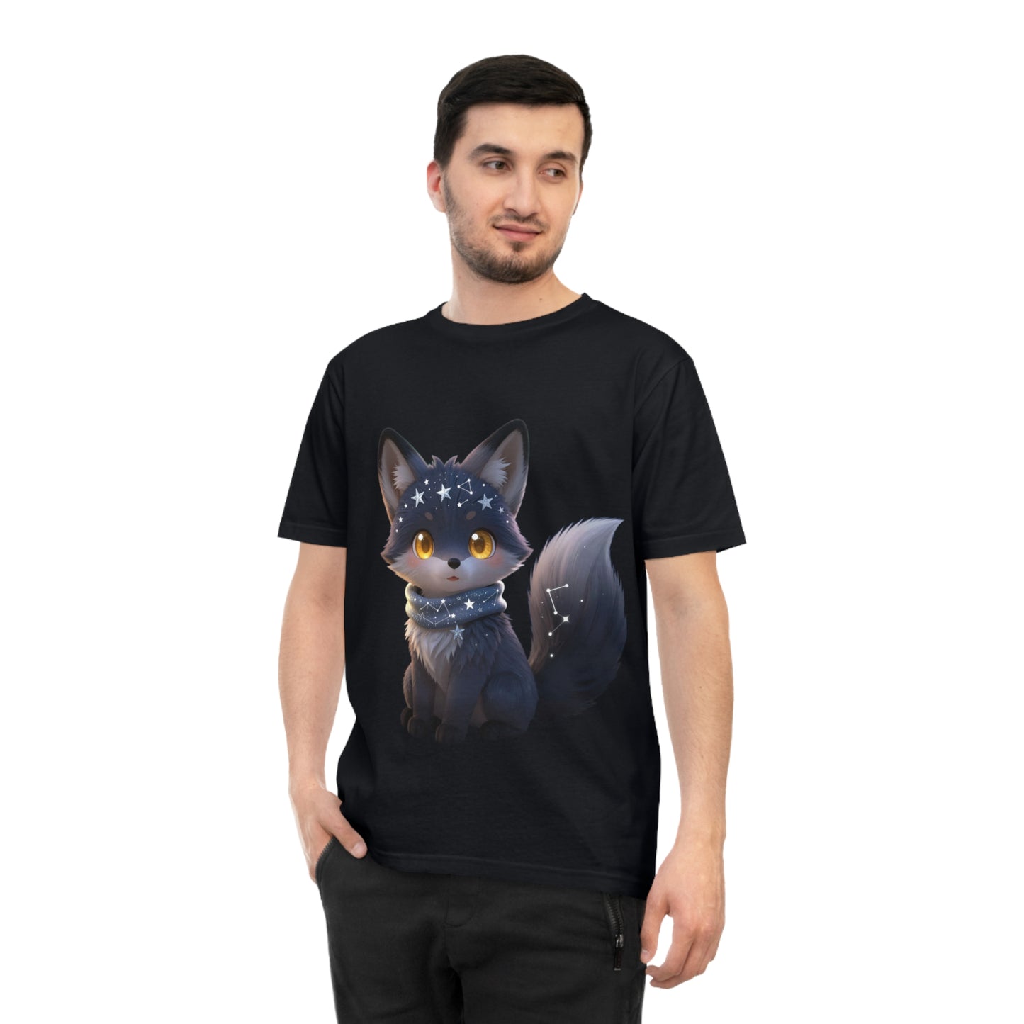 Starry Night Fox — Magical Constellation Kawaii Tee