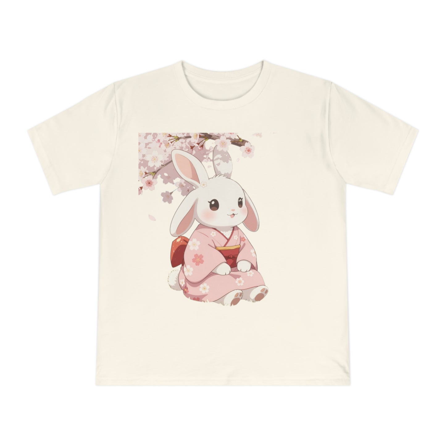 Sakura Bunny — Cherry Blossom Anime Haori Kawaii Tee