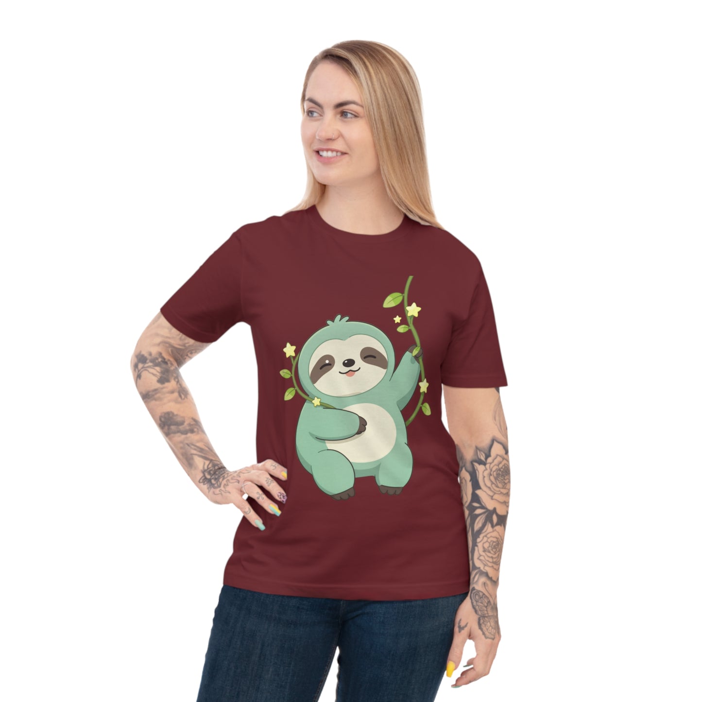 Sleepy Sloth — Dreamy Vine Kawaii Tee