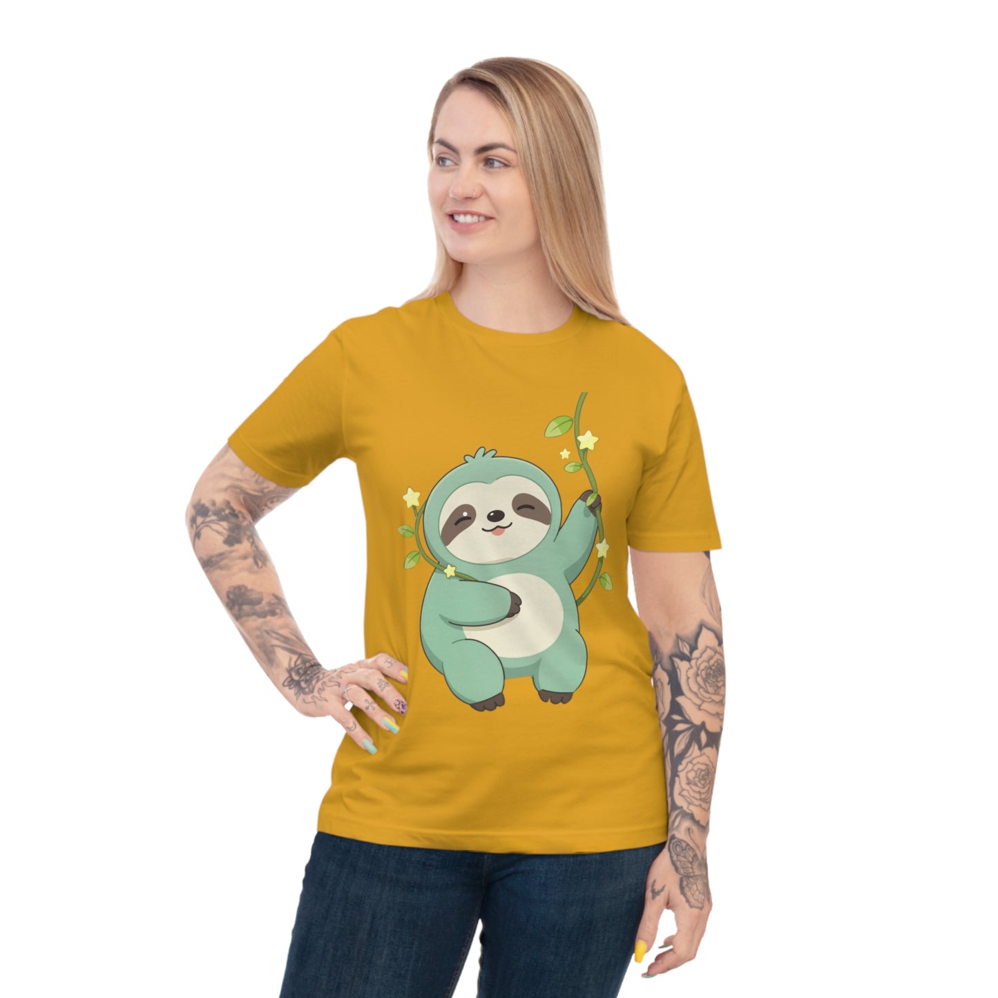 Sleepy Sloth — Dreamy Vine Kawaii Tee