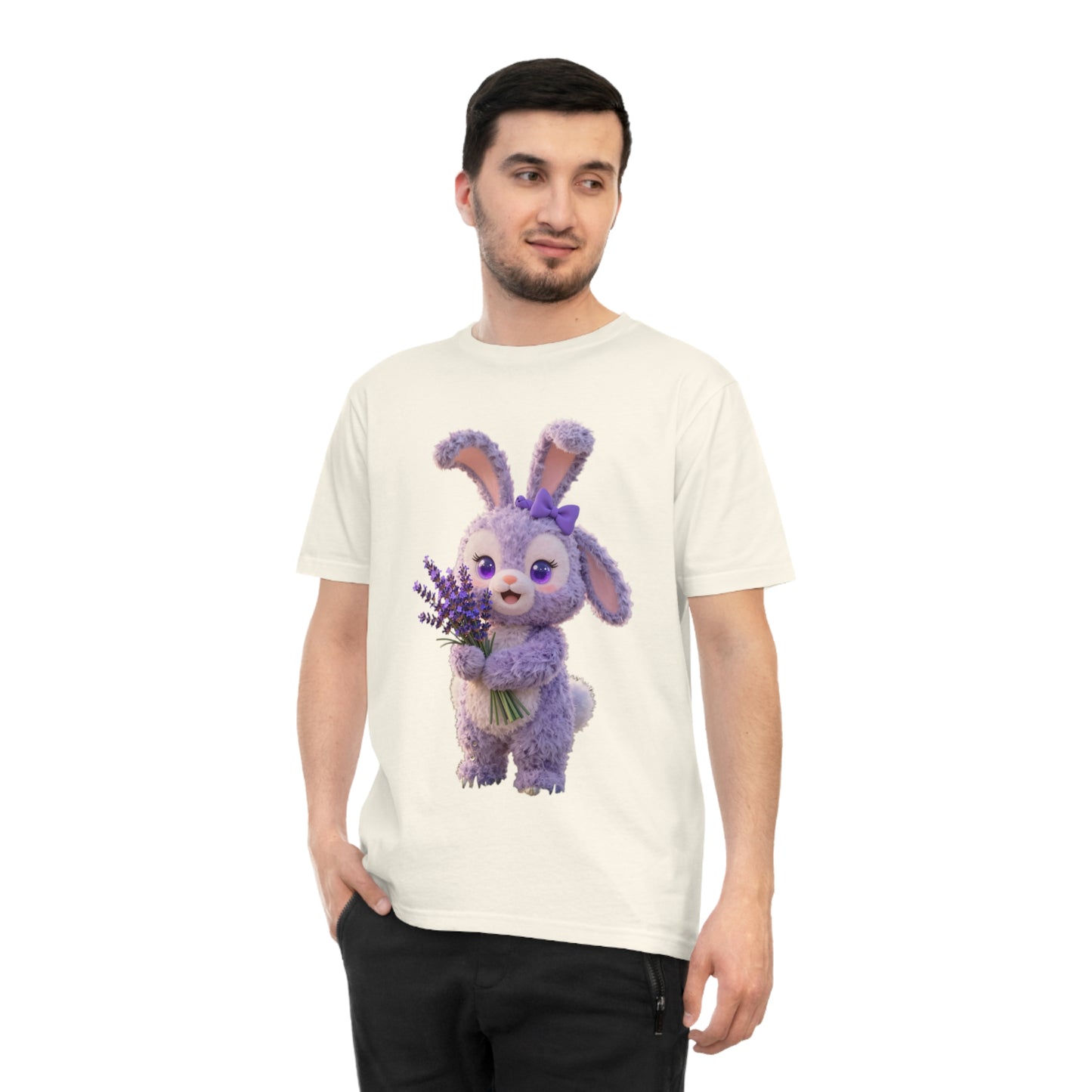 Lavender Dream Bunny — Pastel Flower Field Tee