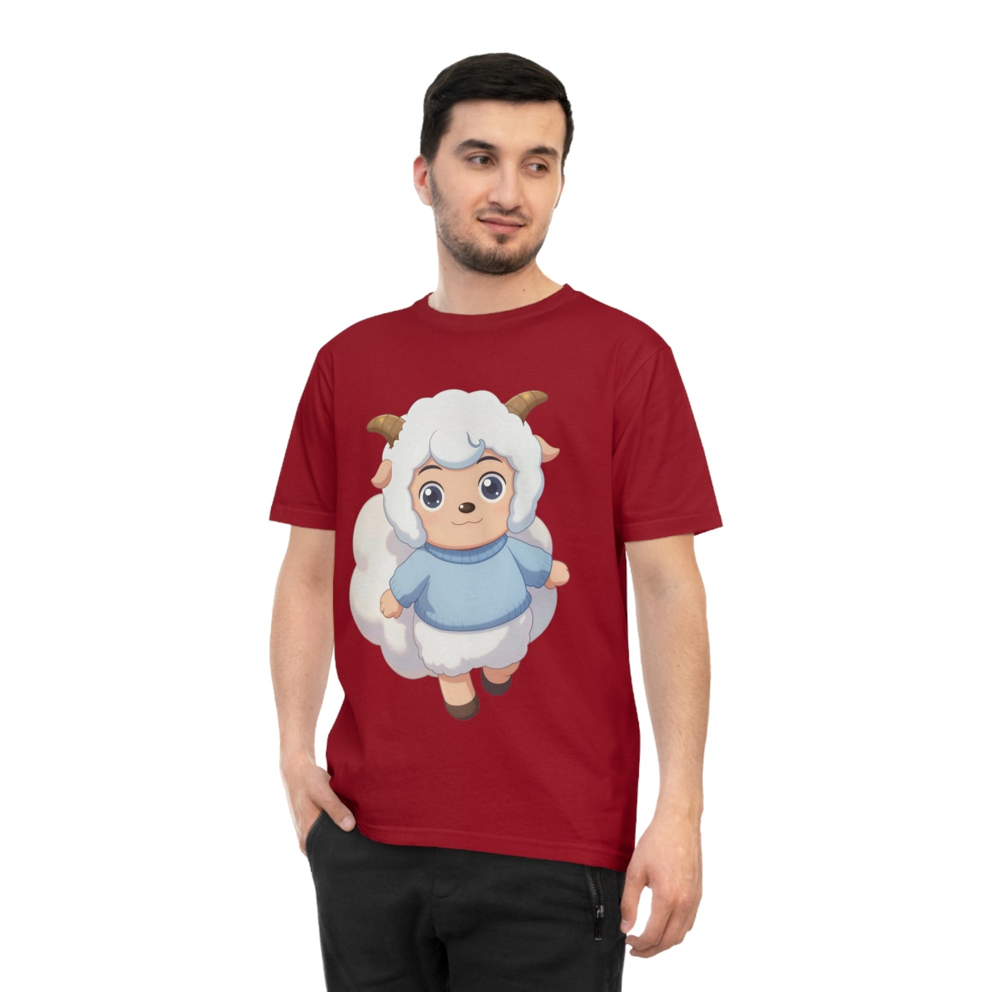 Fluffy Sheep Girl — Dreamy Anime Kawaii Sheep Character Tee