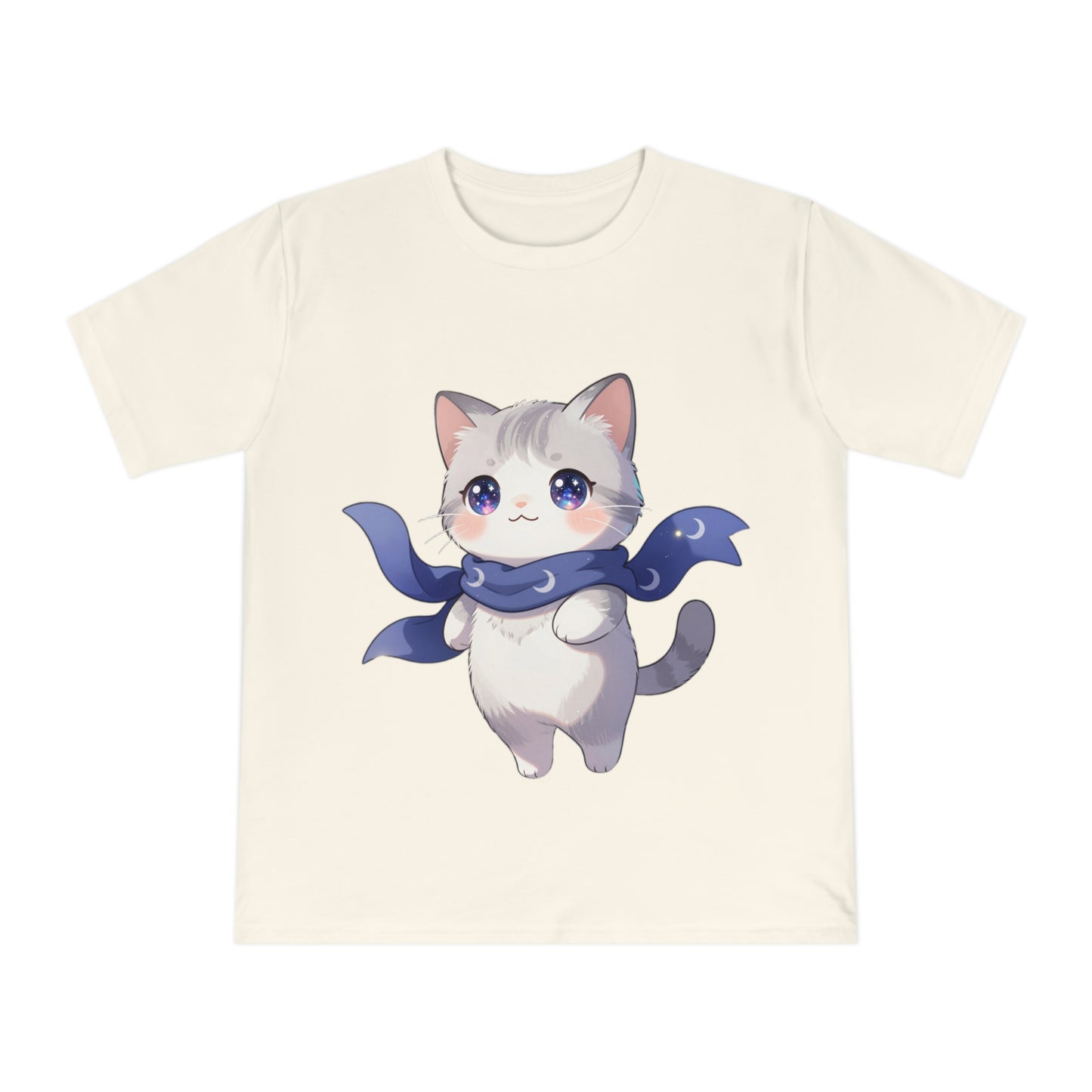 Chibi Galaxy Cat — Kawaii Night Sky Tee
