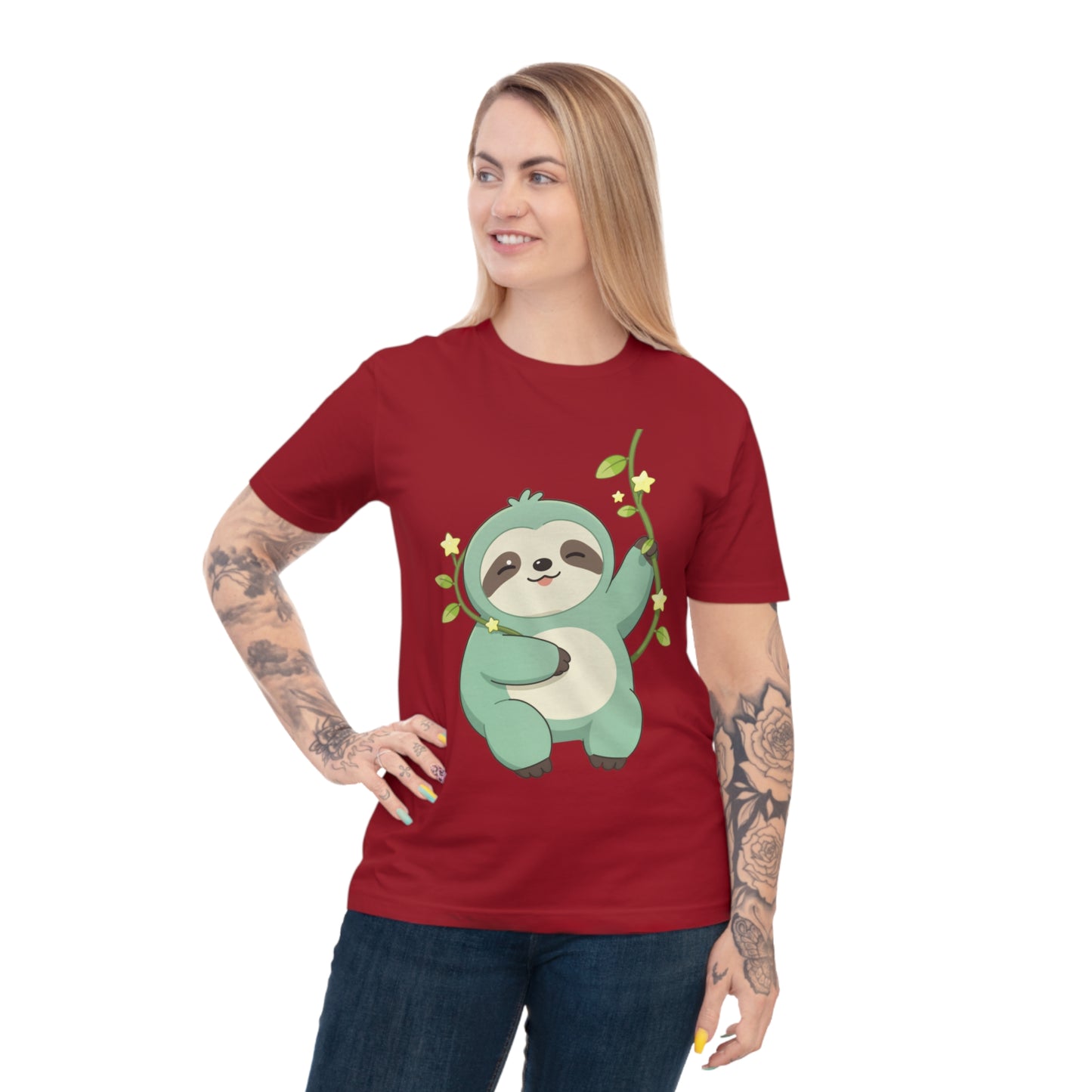 Sleepy Sloth — Dreamy Vine Kawaii Tee