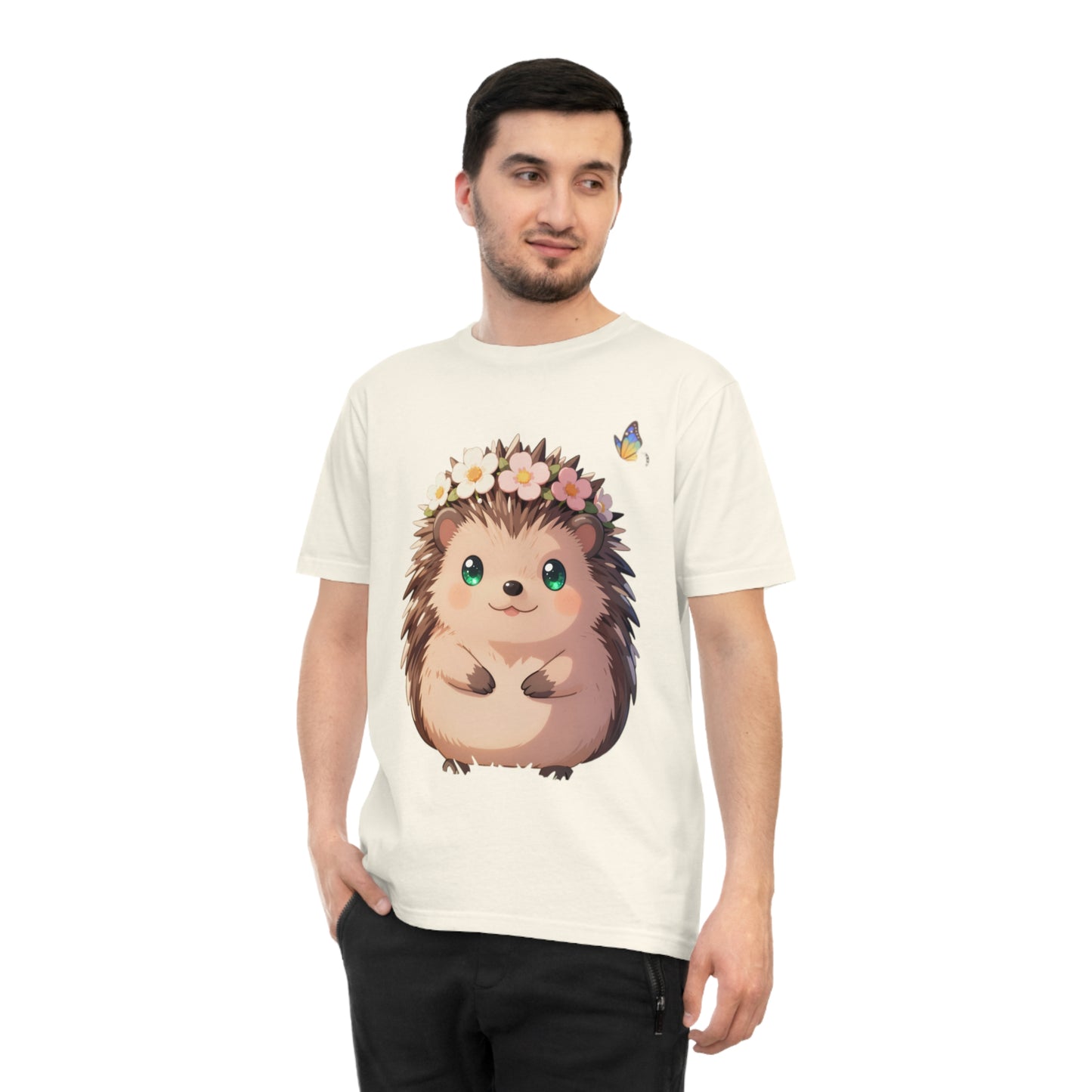 Floral Hedgehog — Blossom Meadow Kawaii Tee