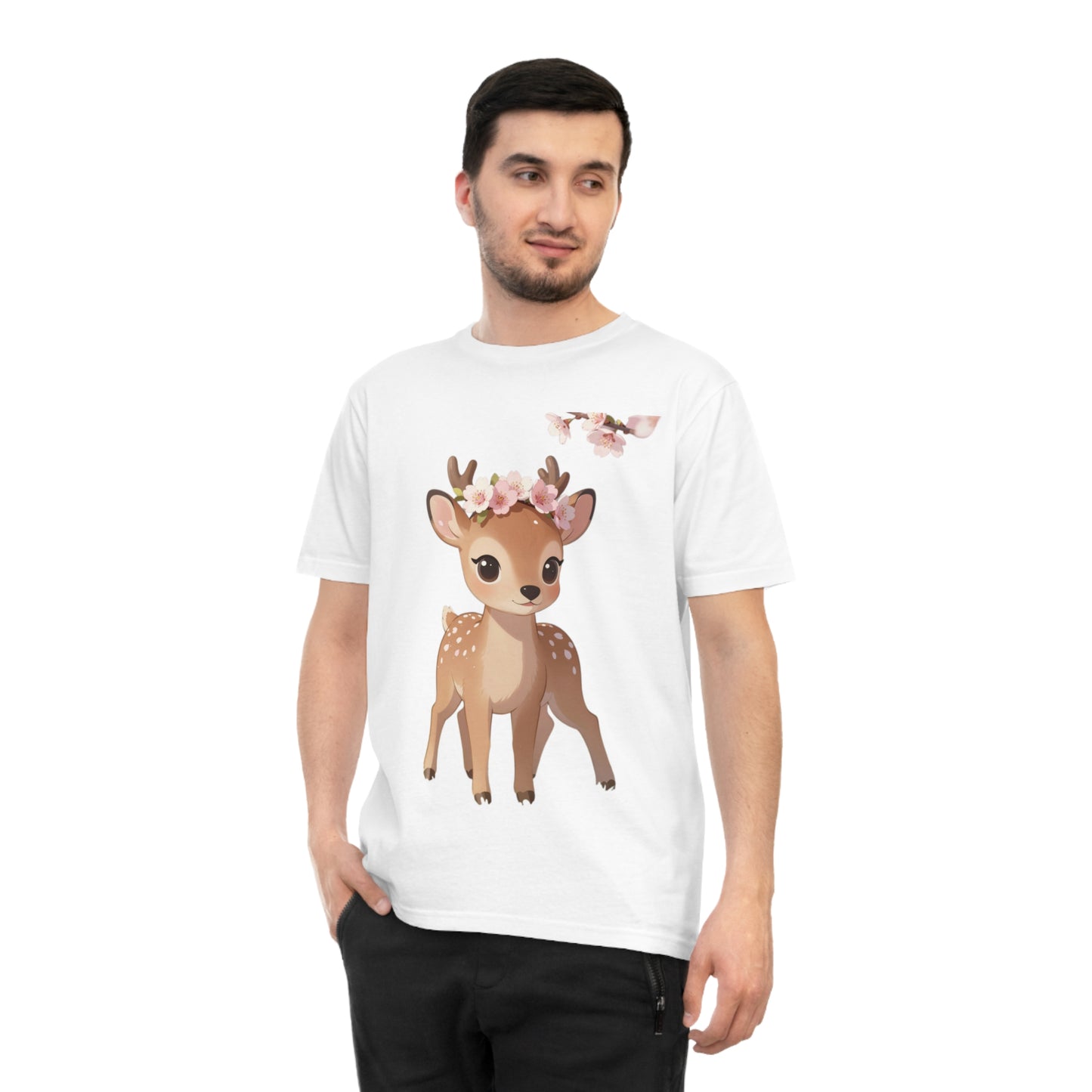 Spring Fawn — Cherry Blossom Crown Tee