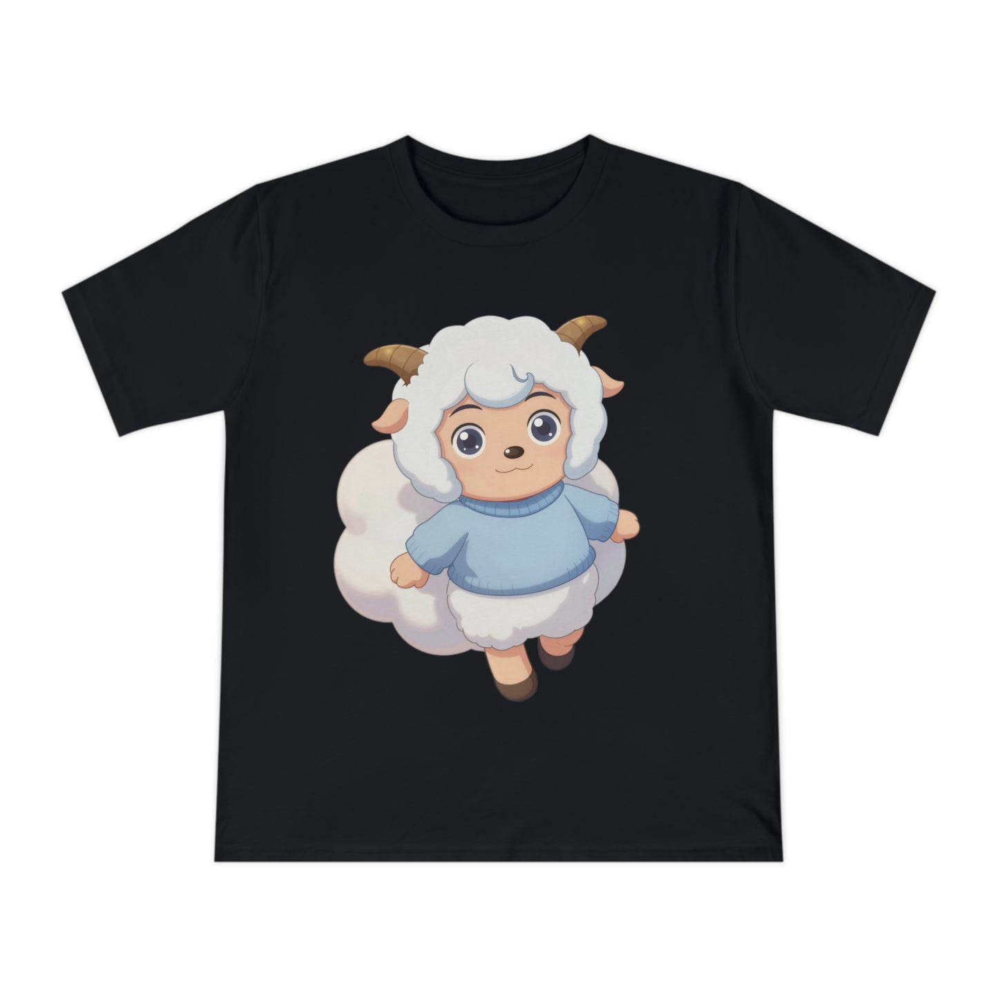 Fluffy Sheep Girl — Dreamy Anime Kawaii Sheep Character Tee