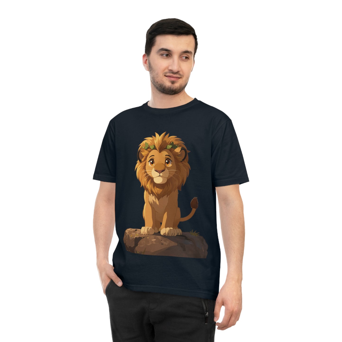 Royal Lion Cub — Savanna Sunset Kawaii Tee