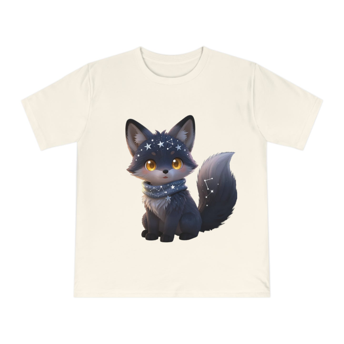 Starry Night Fox — Magical Constellation Kawaii Tee
