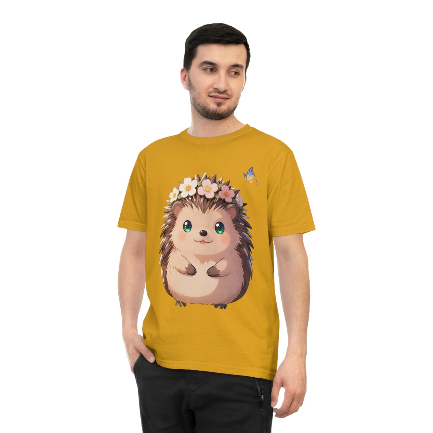 Floral Hedgehog — Blossom Meadow Kawaii Tee