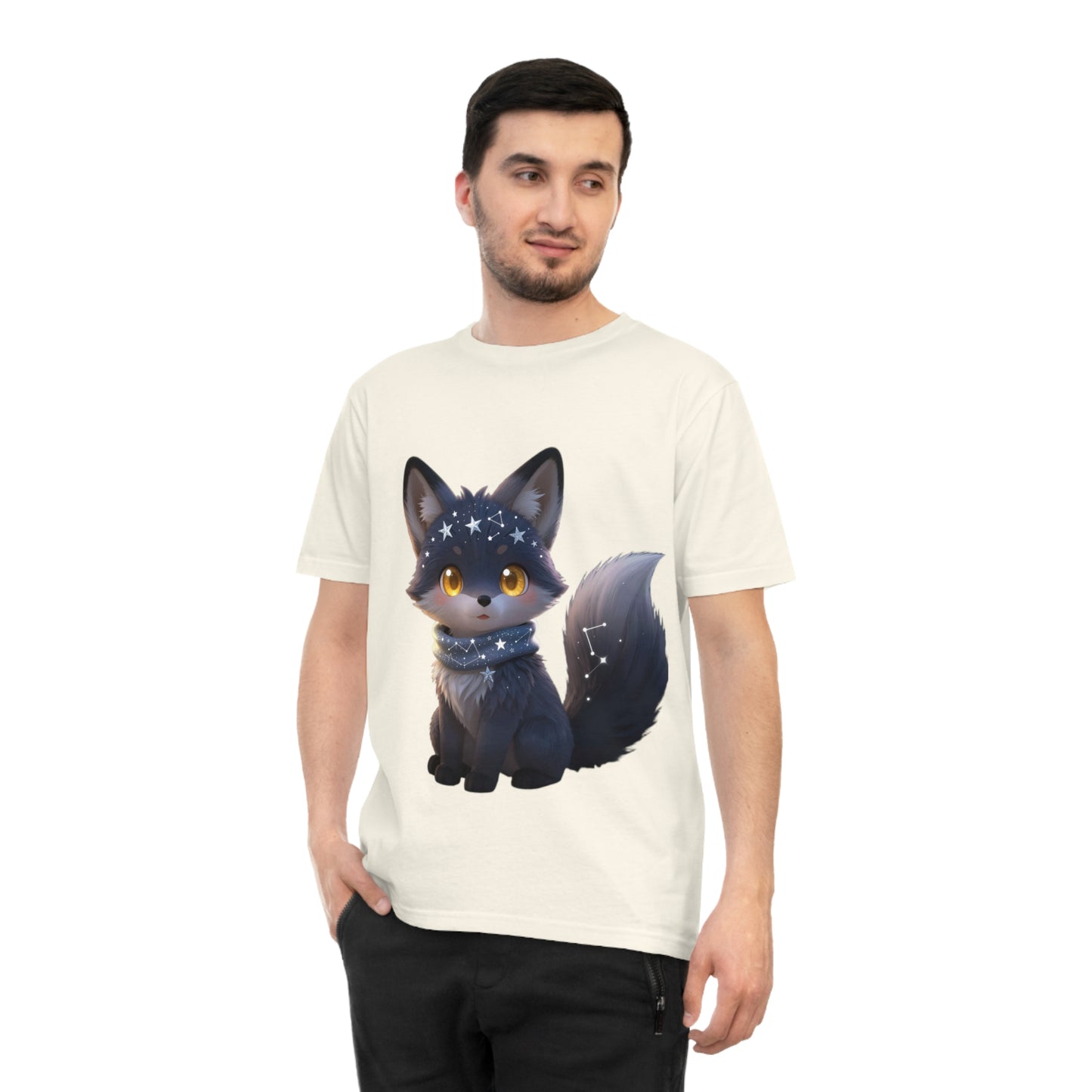 Starry Night Fox — Magical Constellation Kawaii Tee
