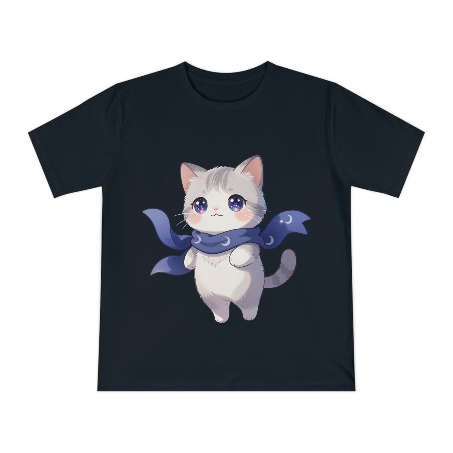 Chibi Galaxy Cat — Kawaii Night Sky Tee