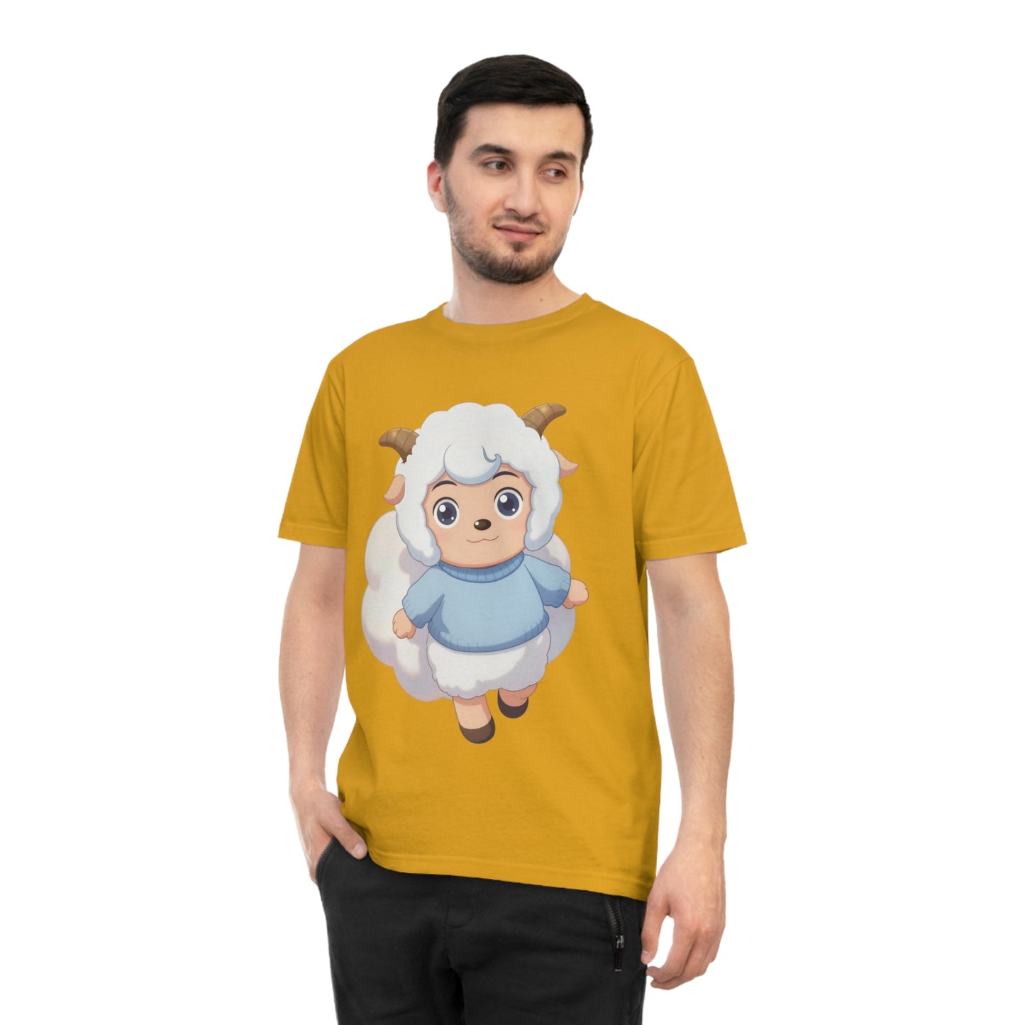 Fluffy Sheep Girl — Dreamy Anime Kawaii Sheep Character Tee