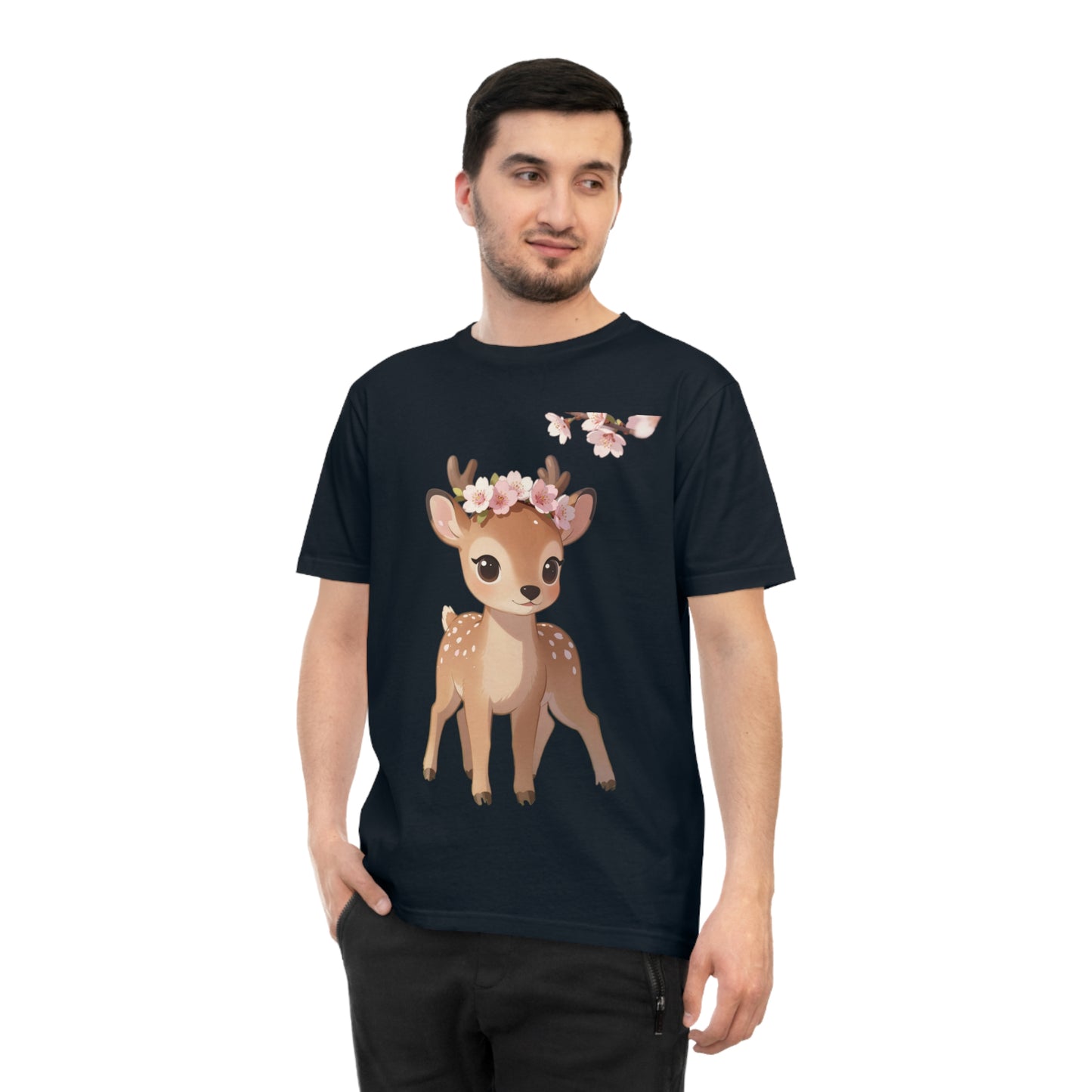 Spring Fawn — Cherry Blossom Crown Tee