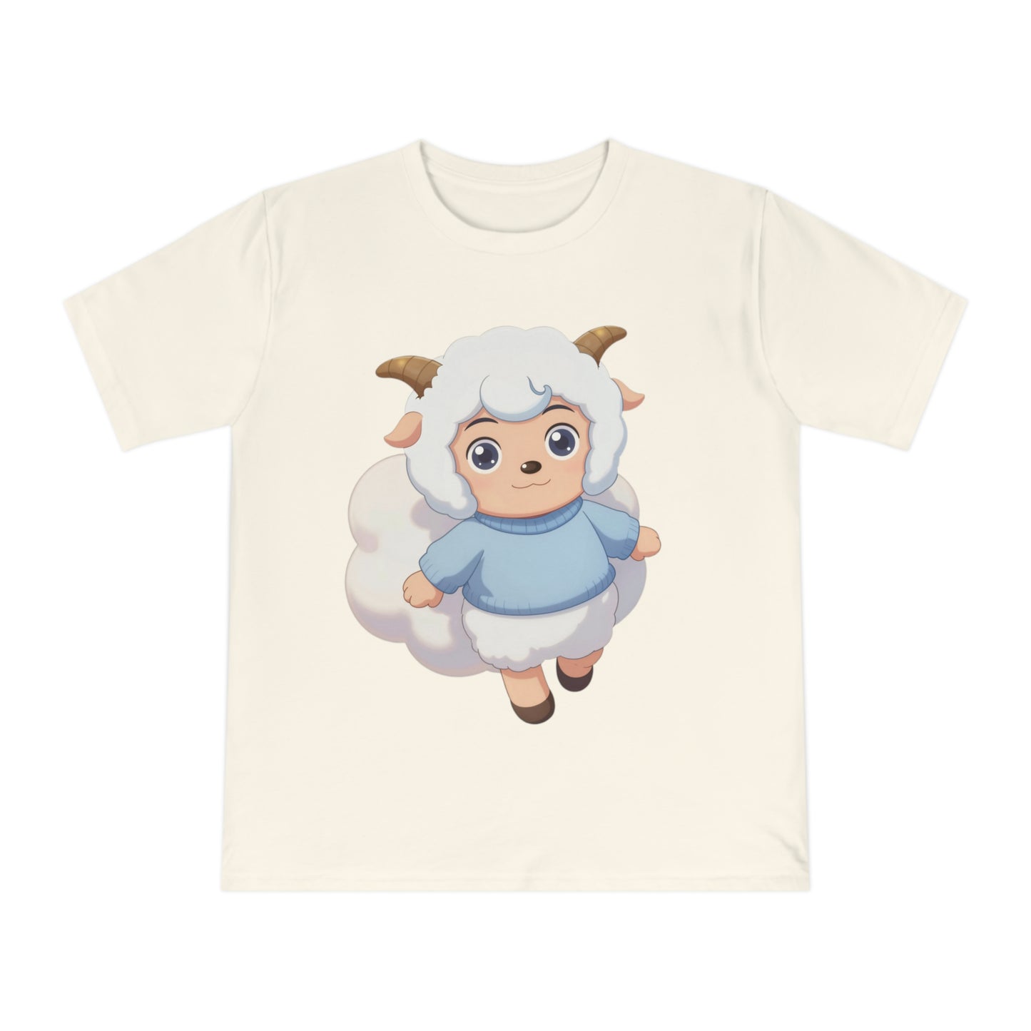 Fluffy Sheep Girl — Dreamy Anime Kawaii Sheep Character Tee