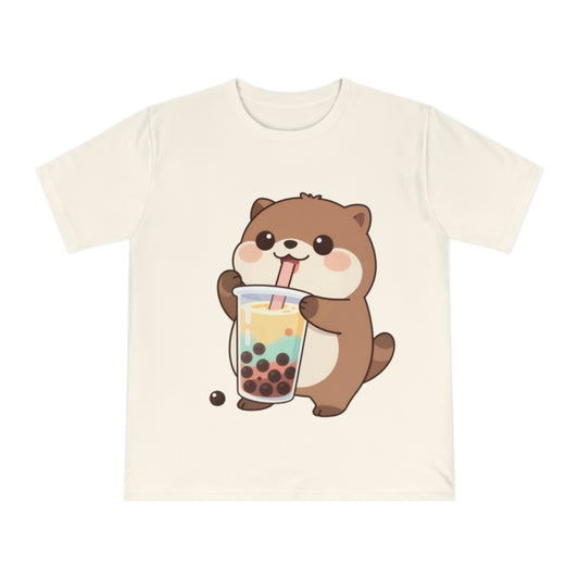 Cheerful Otter Bubble Tea — Premium Print-On-Demand